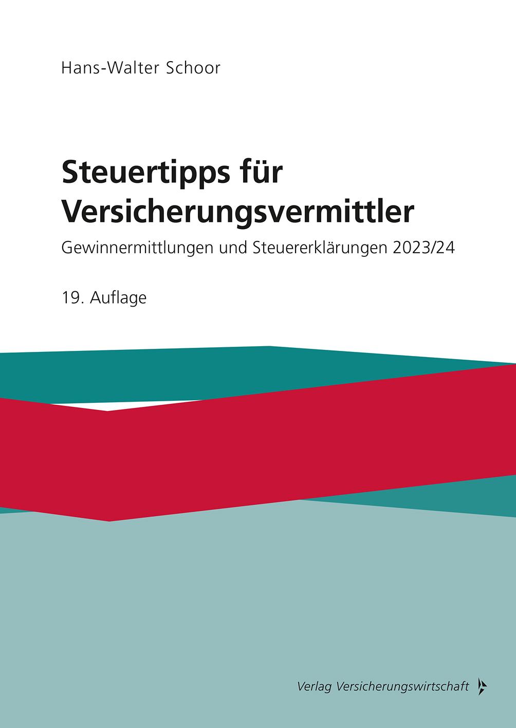Vorderes Coverbild Steuertipps für Versicherungsvermittler