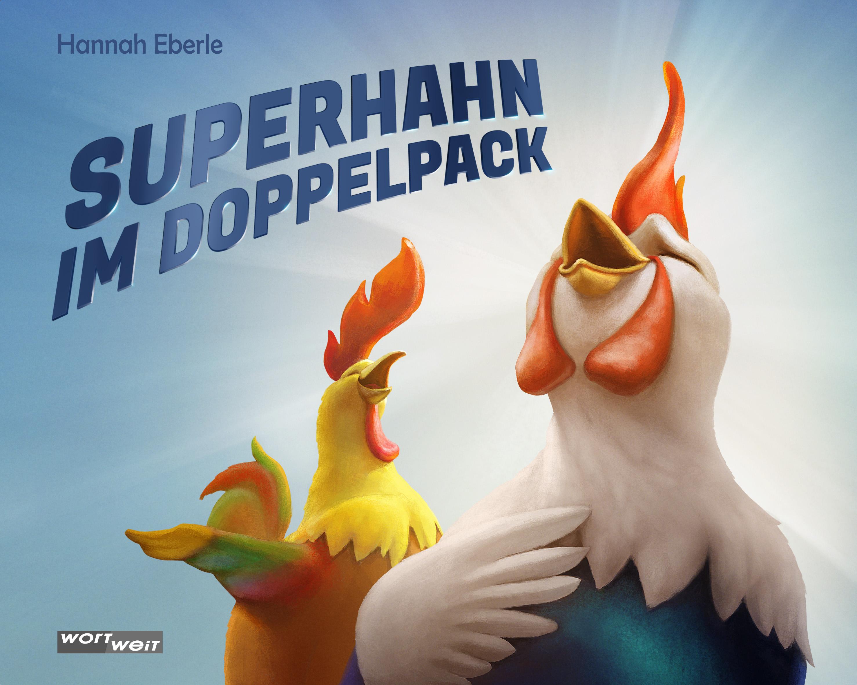 Vorderes Coverbild SUPERHAHN IM DOPPELPACK