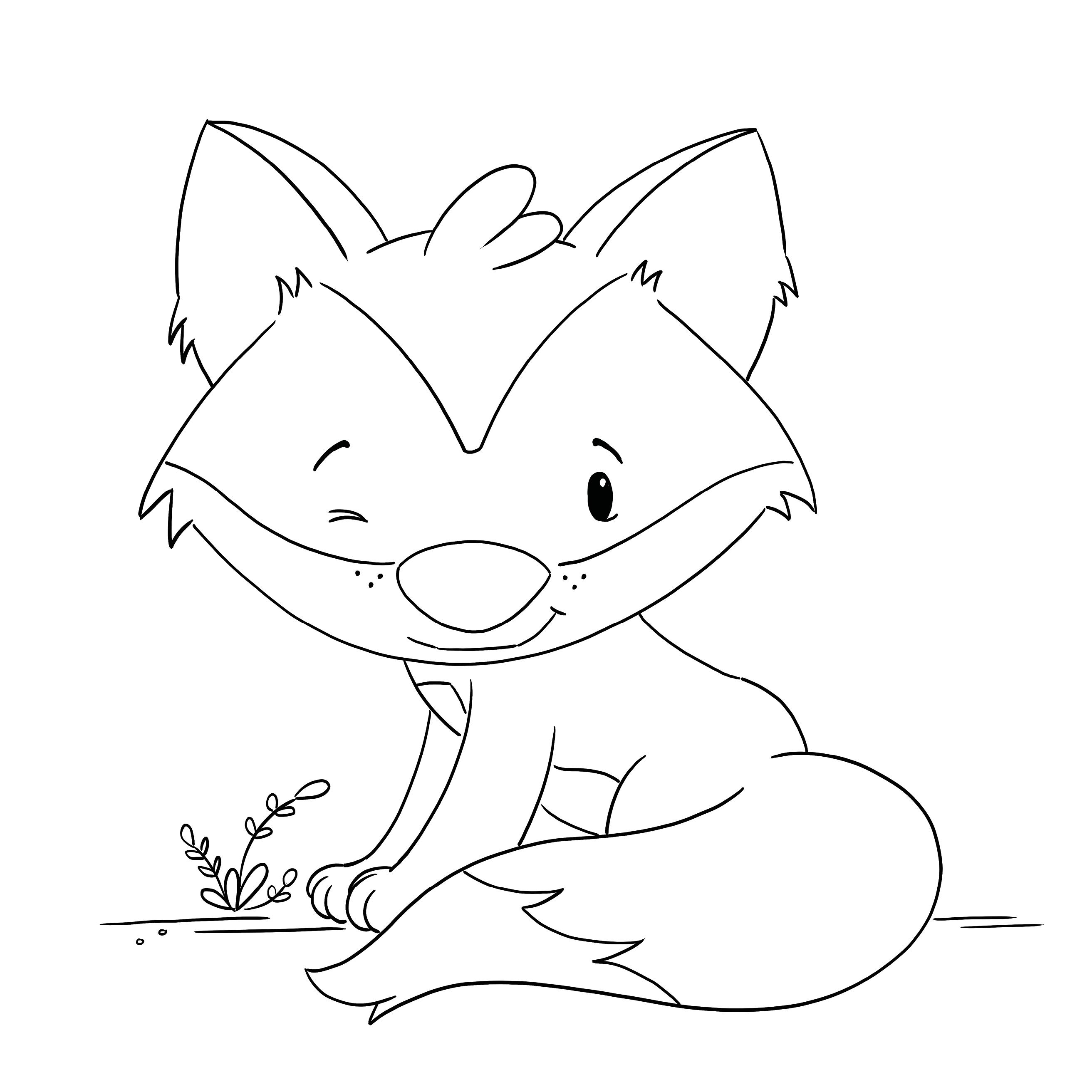 Beispielinhalt (Bild) Der große Ausmal-Spaß (Tiere)