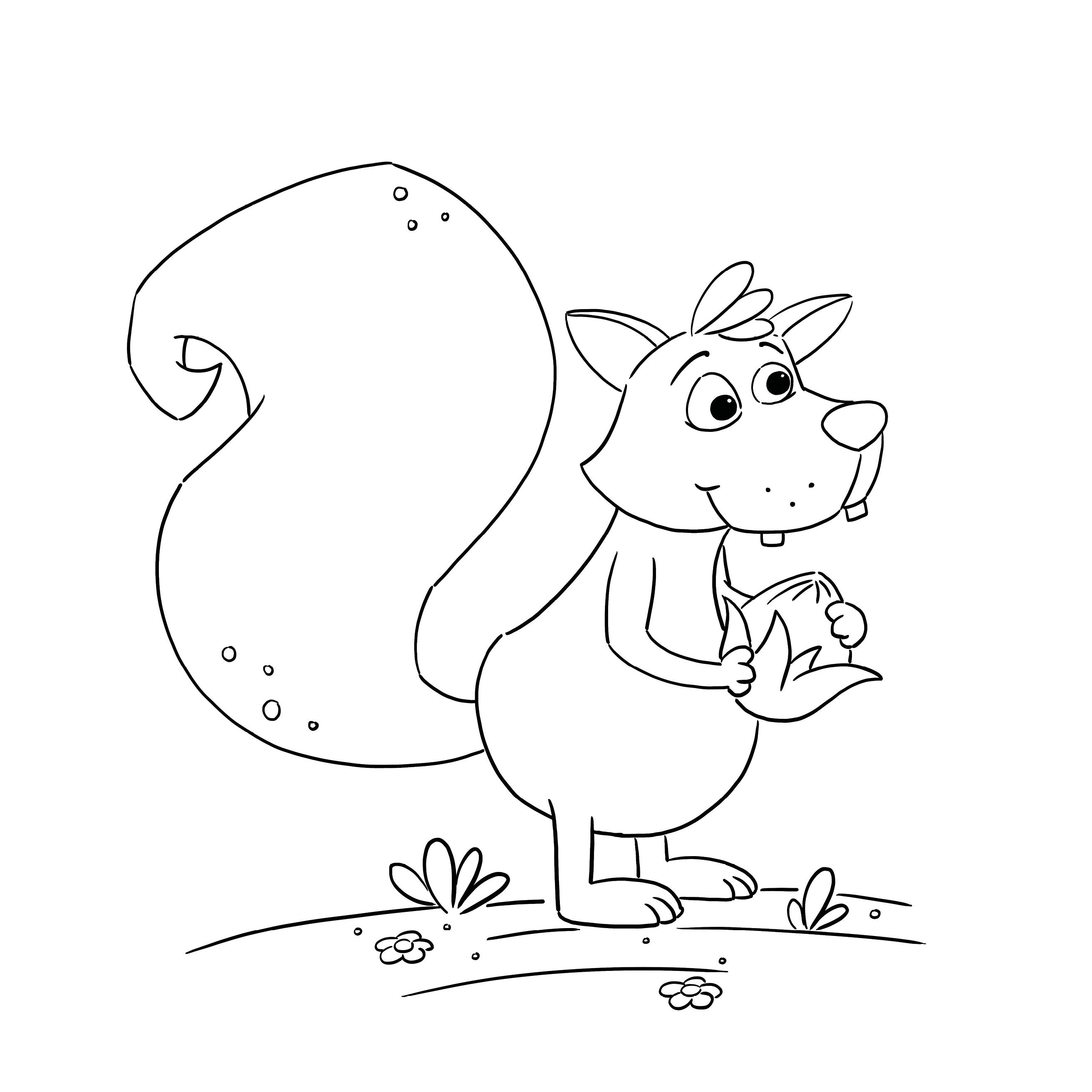 Beispielinhalt (Bild) Der große Ausmal-Spaß (Tiere)