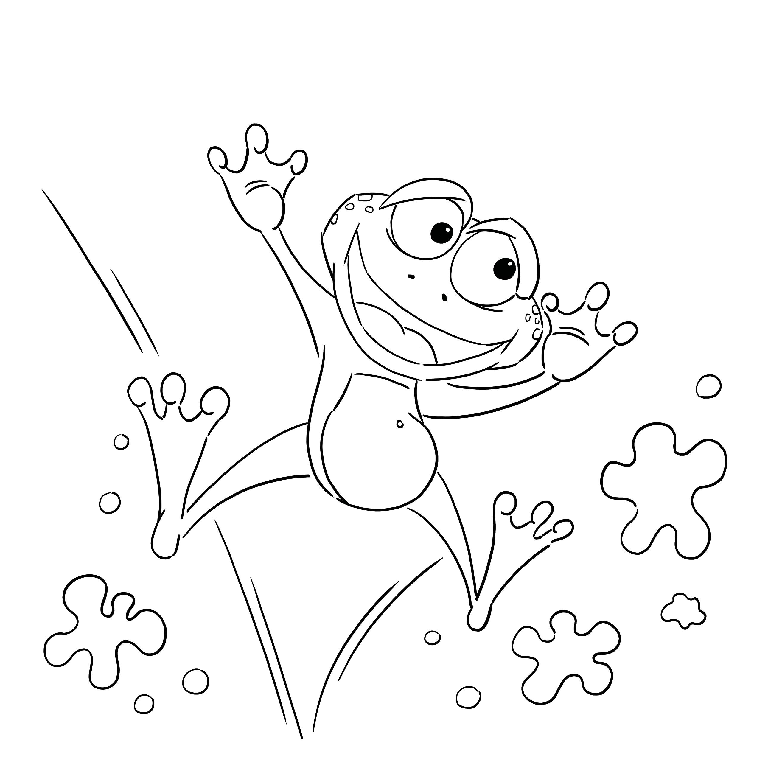 Beispielinhalt (Bild) Der große Ausmal-Spaß (Tiere)