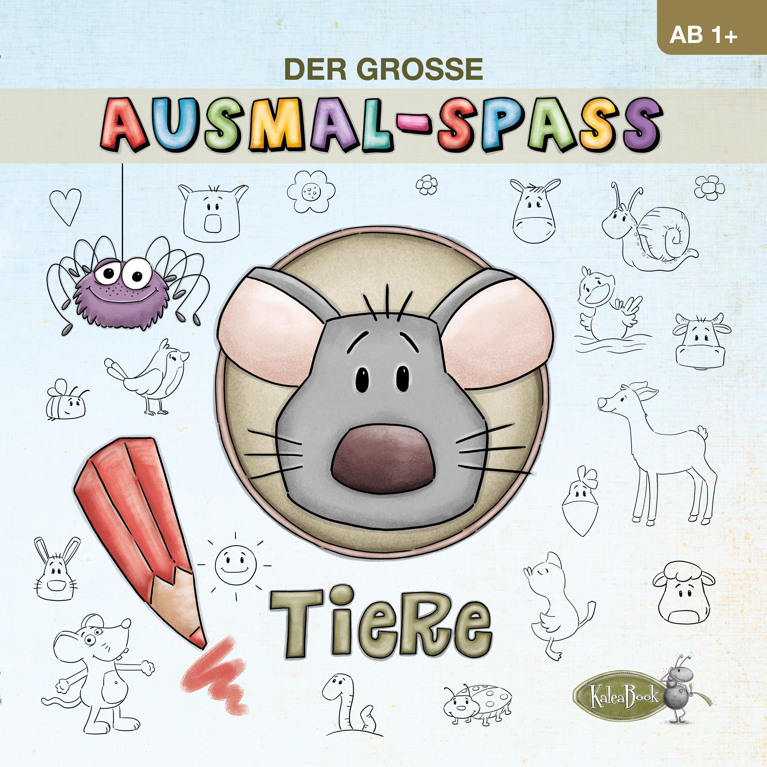 Vorderes Coverbild Der große Ausmal-Spaß (Tiere)