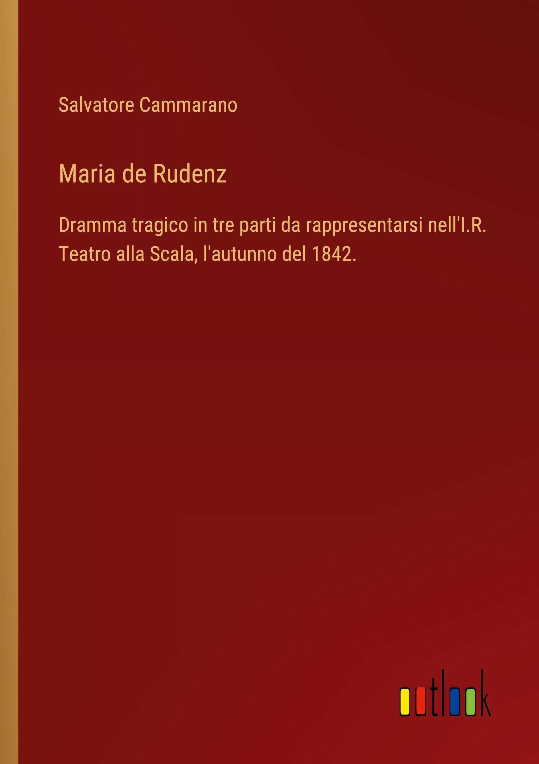 Vorderes Coverbild Maria de Rudenz