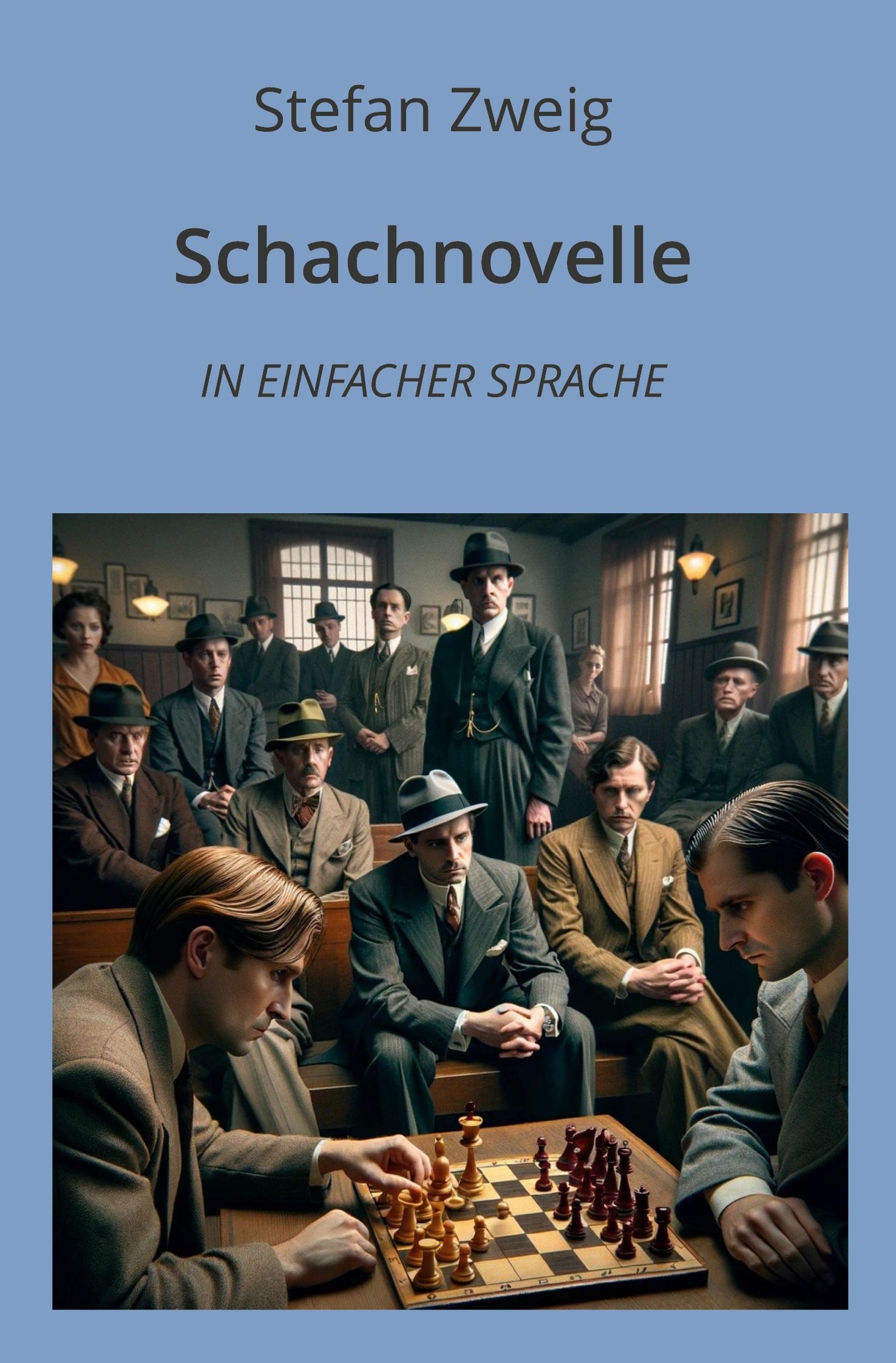 Vorderes Coverbild Schachnovelle: In Einfacher Sprache