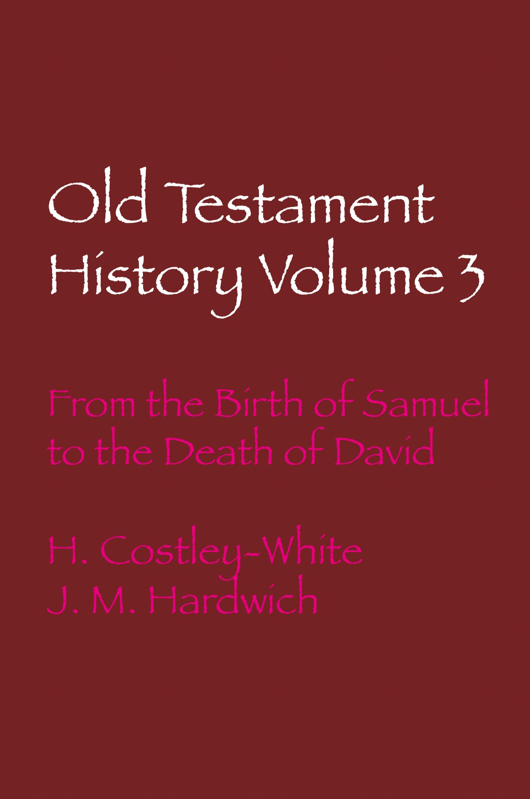Vorderes Coverbild Old Testament History Volume 3