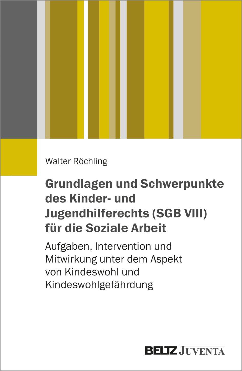 Vorderes Coverbild Grundlagen und Schwerpunkte des Kinder- und Jugendhilferechts (SGB VIII) für die Soziale Arbeit