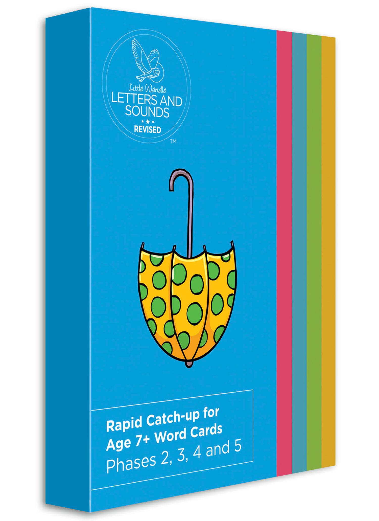 Vorderes Coverbild Rapid Catch-Up for Age 7+ Word Cards (Cut Up and Organise)