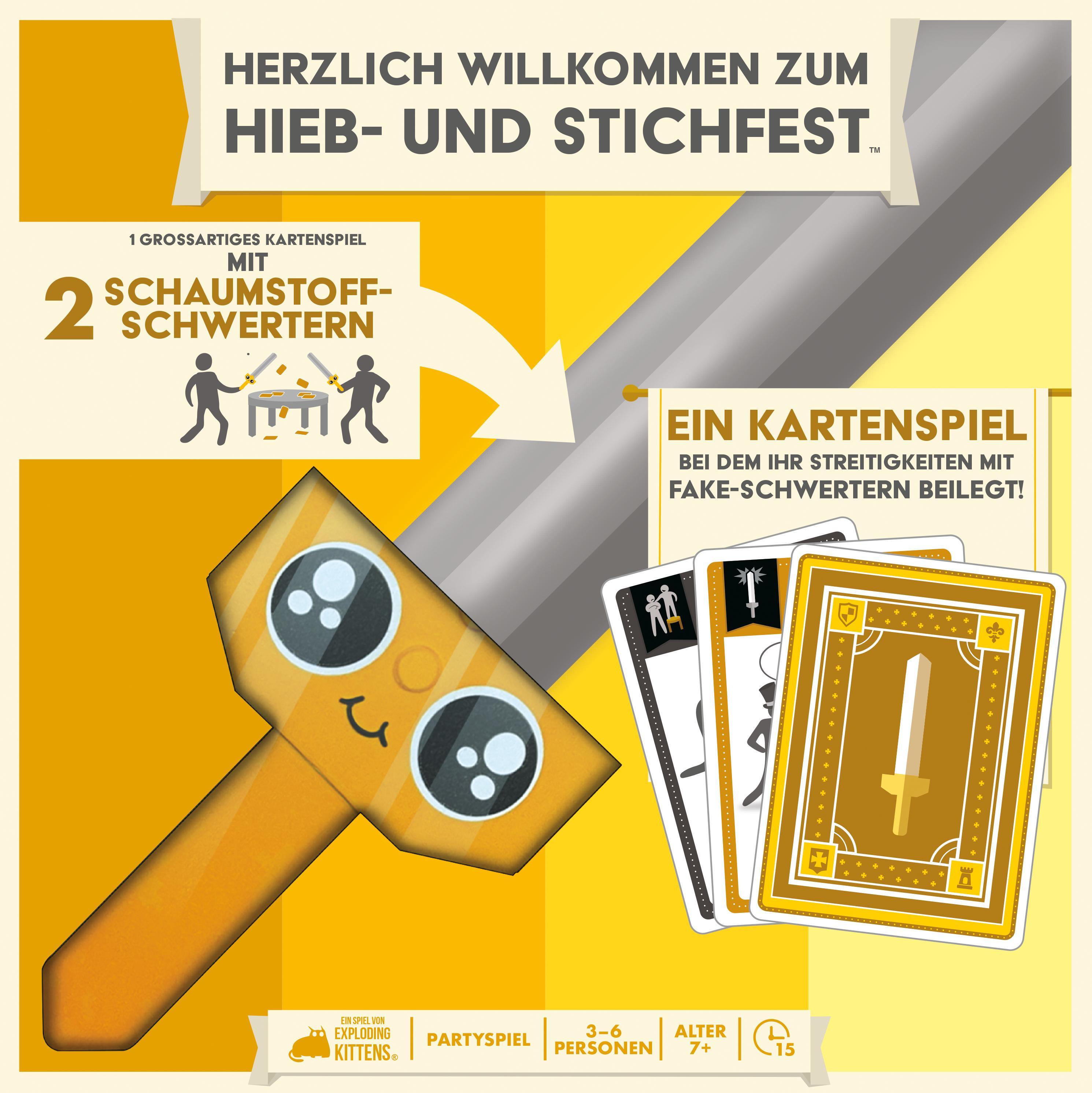 Vorderes Coverbild Herzlich Willkommen zum Hieb- und Stichfest