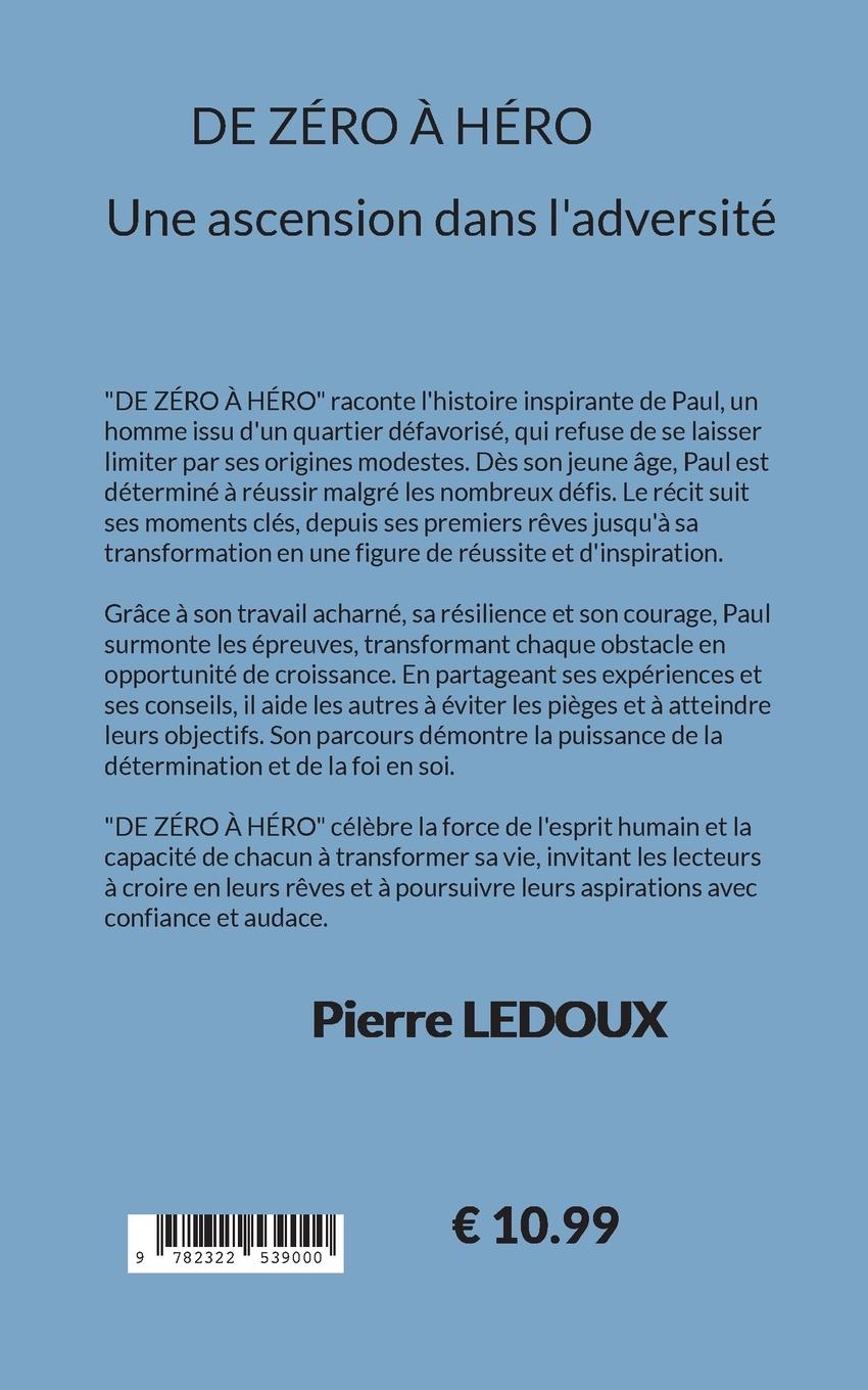 Rückseitencover De zéro à héro