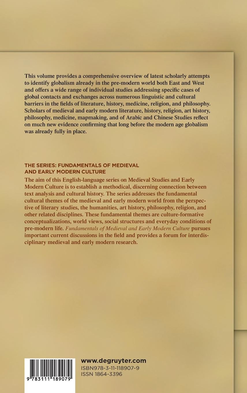 Rückseitencover Globalism in the Middle Ages and the Early Modern Age