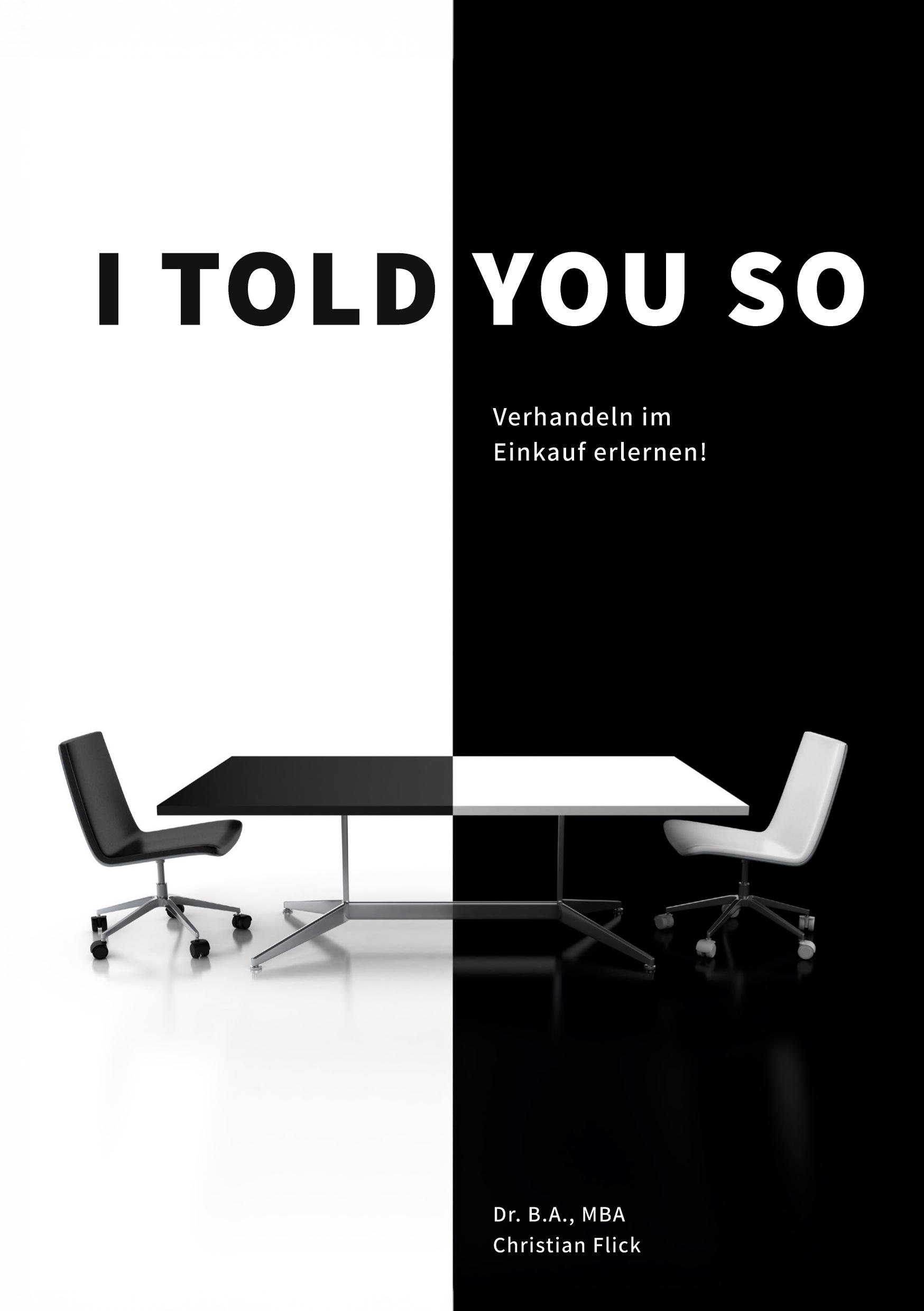 Vorderes Coverbild I told you so