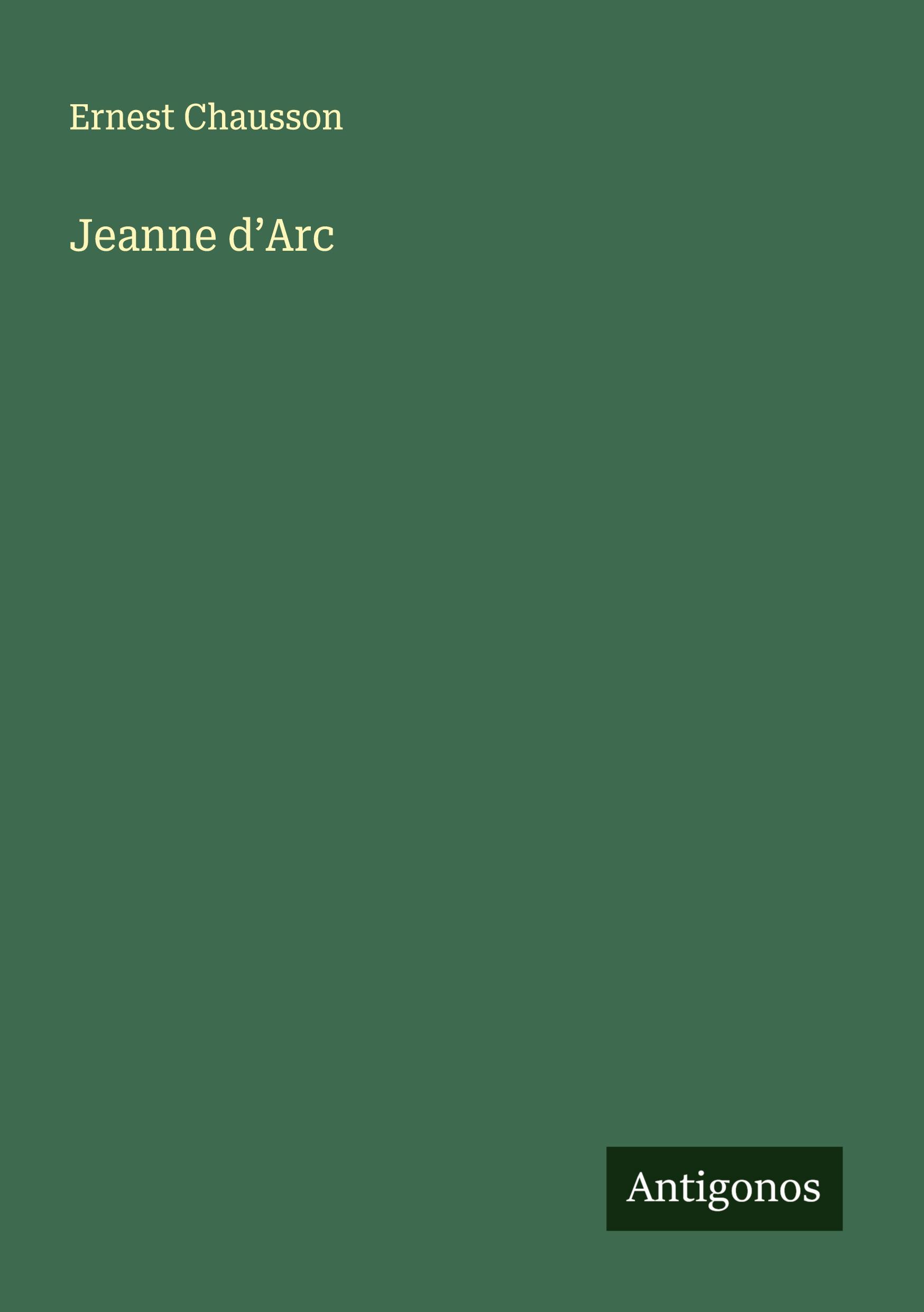 Vorderes Coverbild Jeanne d'Arc