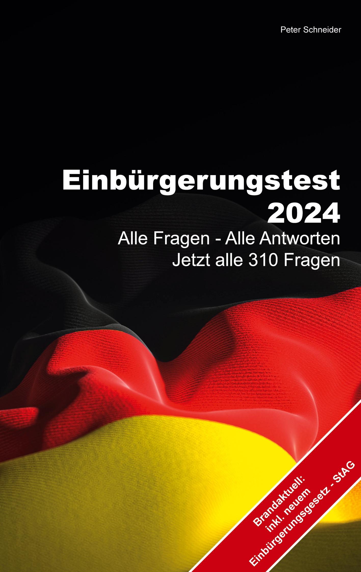 Vorderes Coverbild Einbürgerungstest 2024
