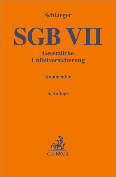 Vorderes Coverbild SGB VII. Gesetzliche Unfallversicherung