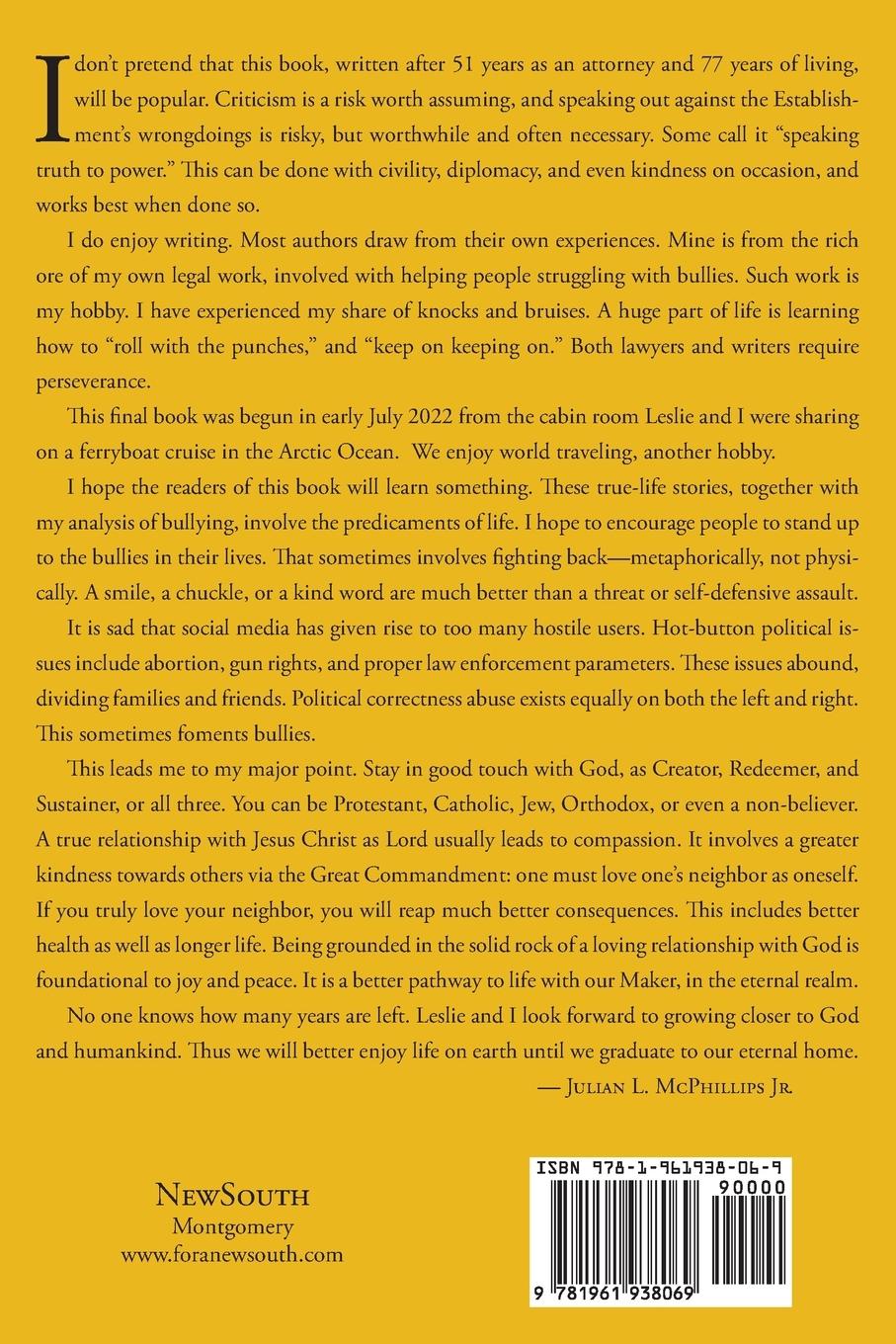 Rückseitencover Standing Up to Bullies