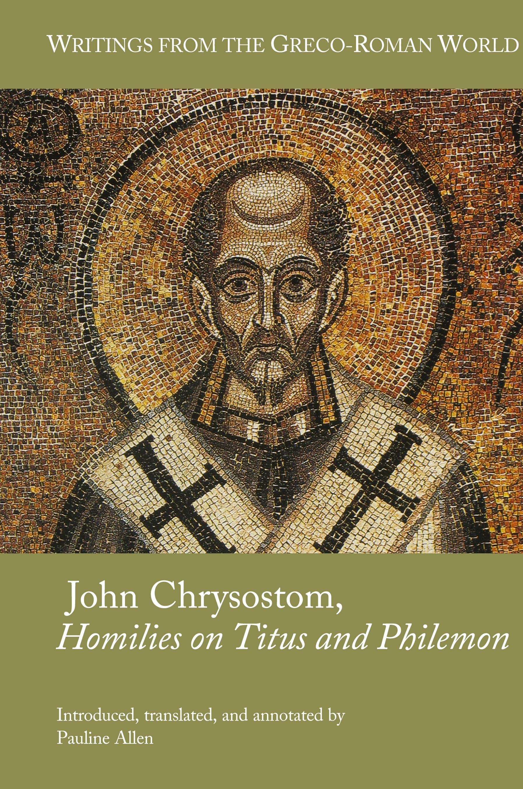 Vorderes Coverbild John Chrysostom, Homilies on Titus and Philemon