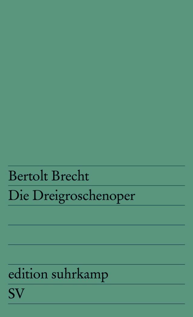 Vorderes Coverbild Die Dreigroschenoper