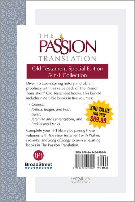 Vorderes Coverbild The Passion Translation Old Testament Special Edition