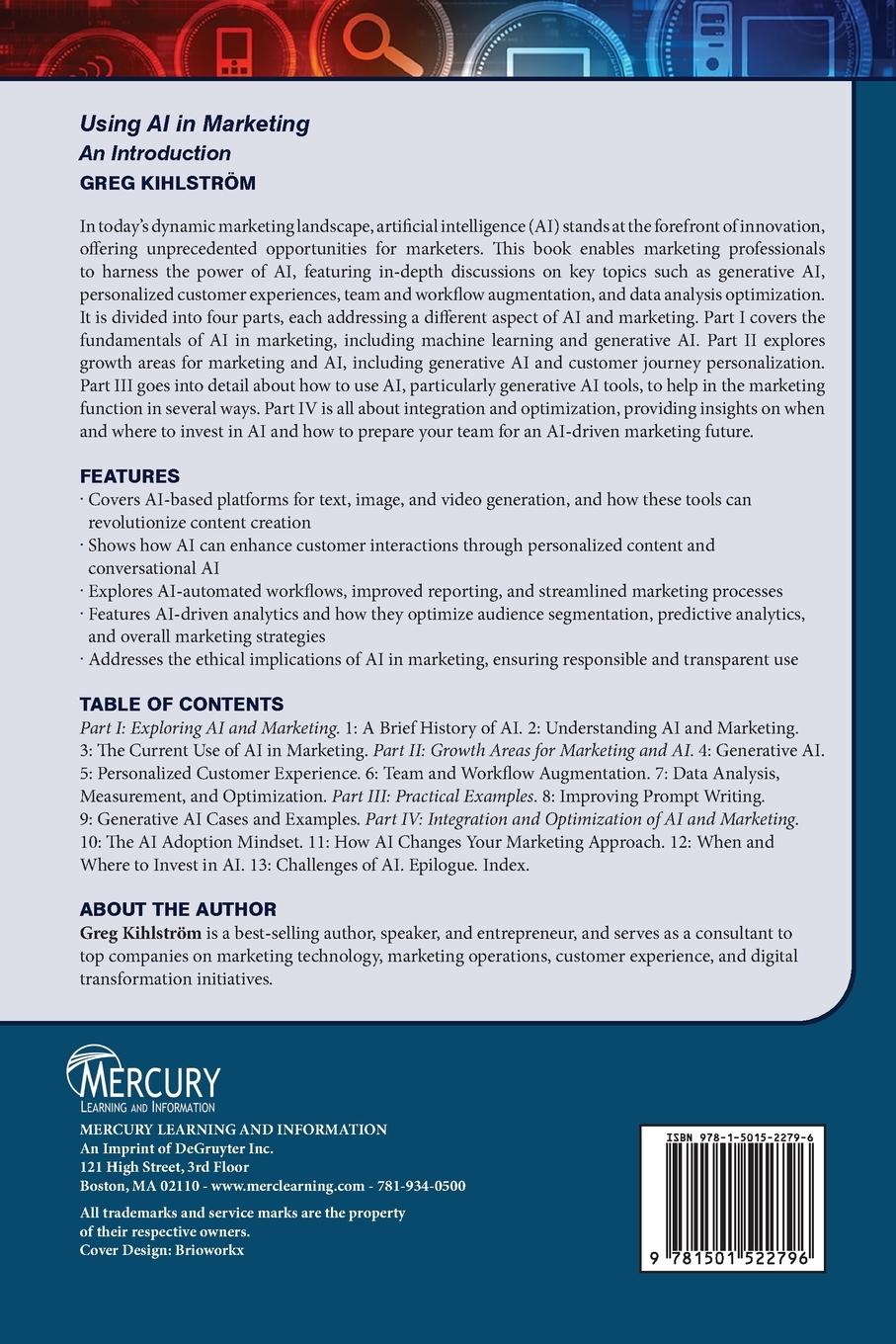 Rückseitencover Using AI in Marketing
