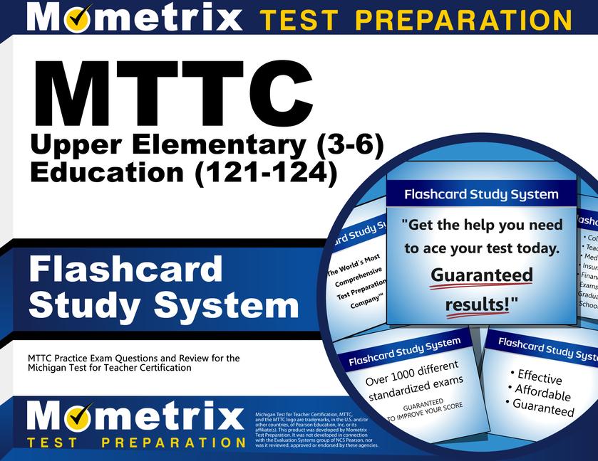 Vorderes Coverbild Mttc Upper Elementary (3-6) Education (121-124) Flashcard Study System