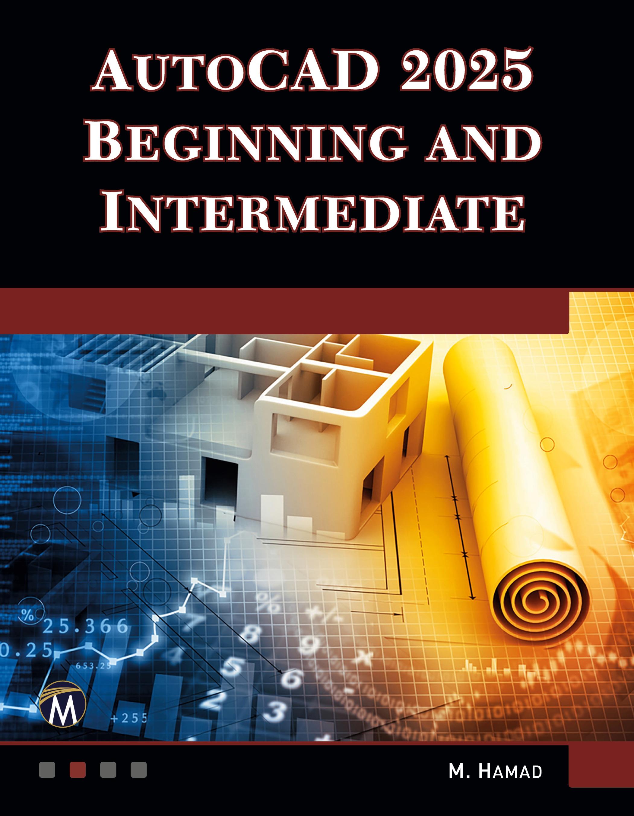 Vorderes Coverbild AutoCAD 2025 Beginning and Intermediate
