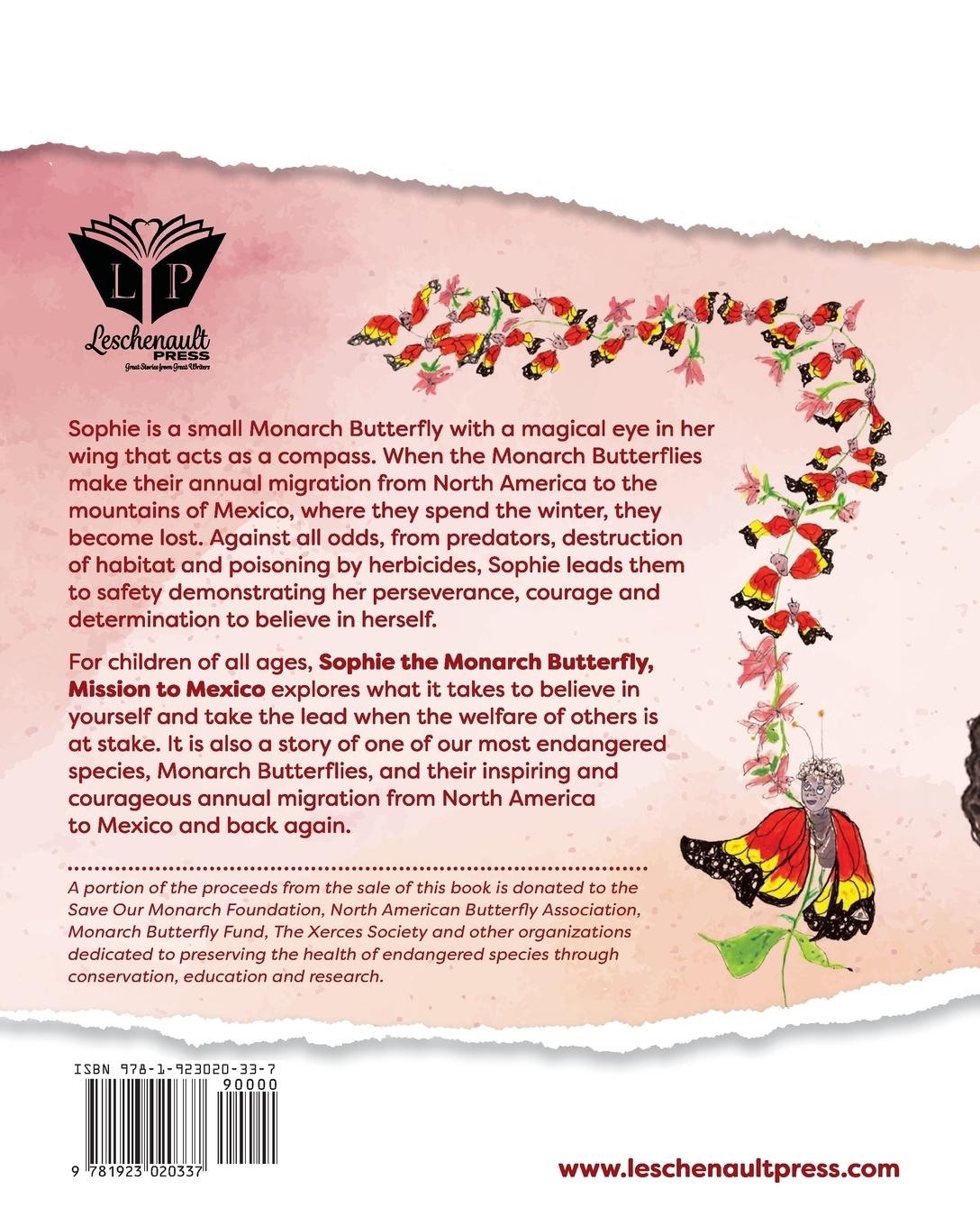 Rückseitencover Sophie the Monarch Butterfly