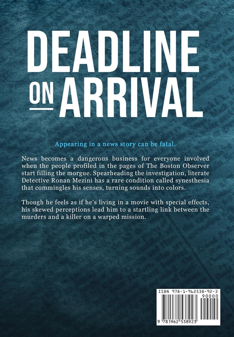 Rückseitencover Deadline on Arrival