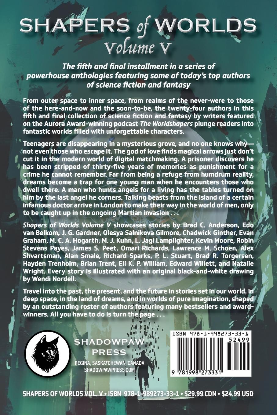 Rückseitencover Shapers of Worlds Volume V