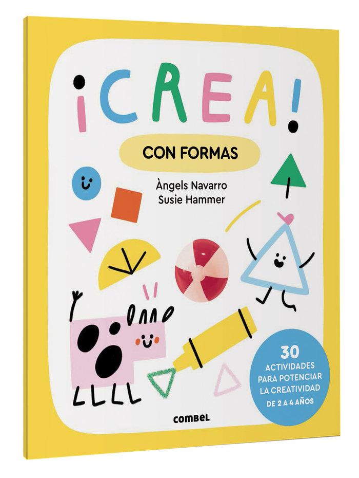 Vorderes Coverbild ¡Crea! Con Formas / Create! with Shapes