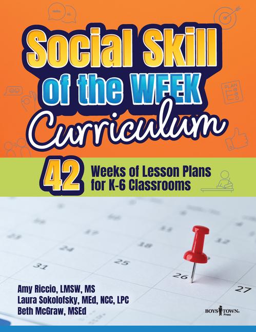 Vorderes Coverbild Social Skill of the Week Curriculum