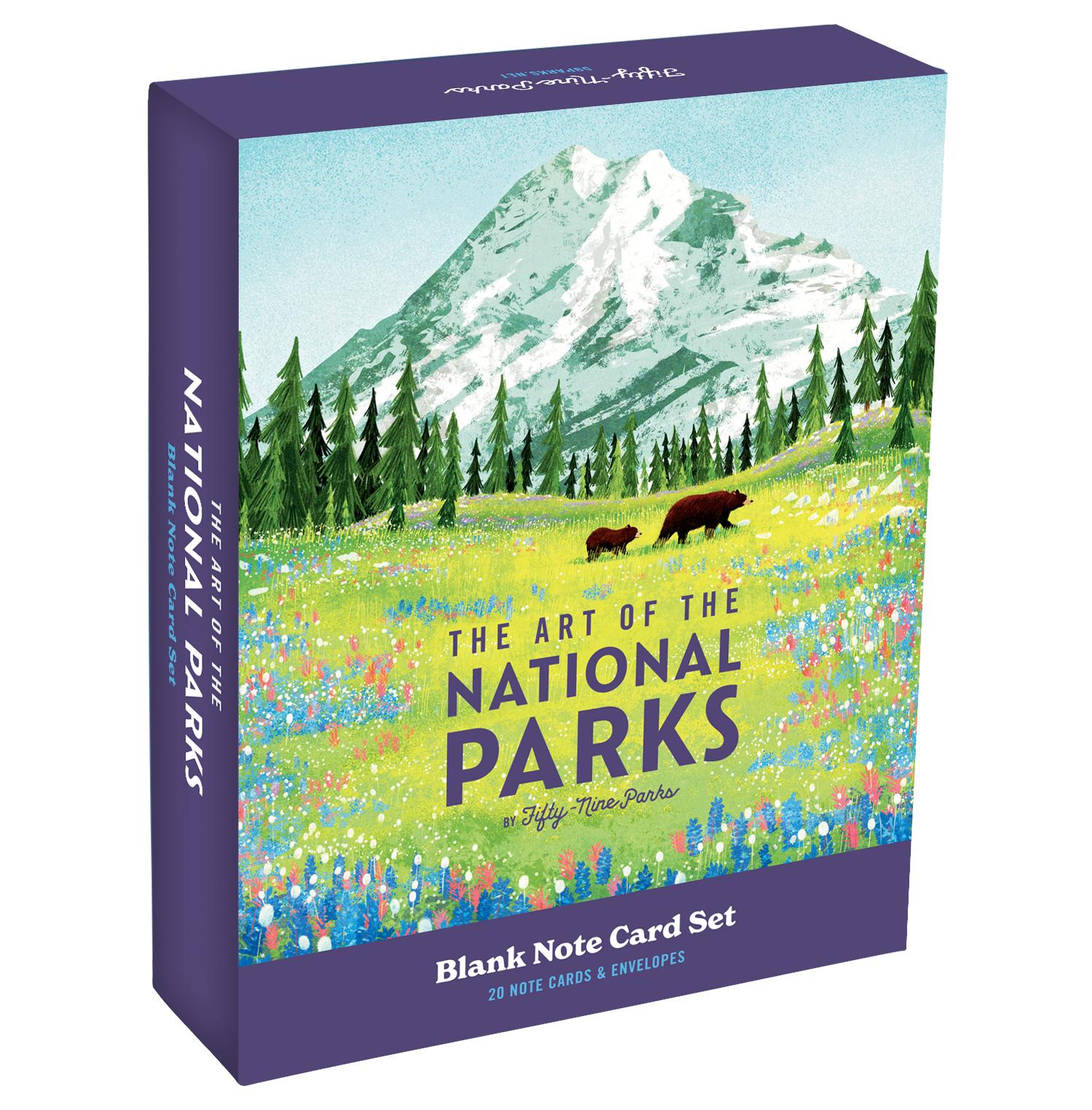 Vorderes Coverbild The Art of the National Parks Boxed Note Card Set
