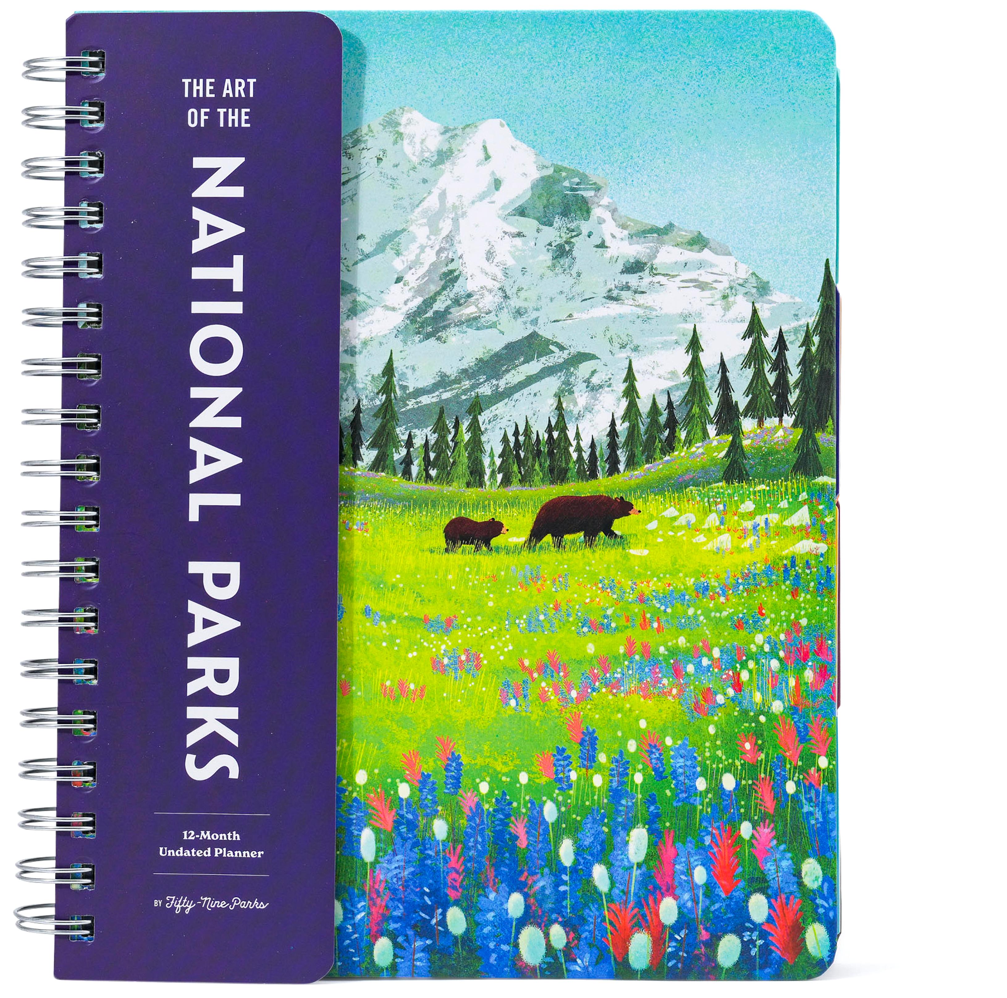 Vorderes Coverbild The Art of the National Parks Undated Planner