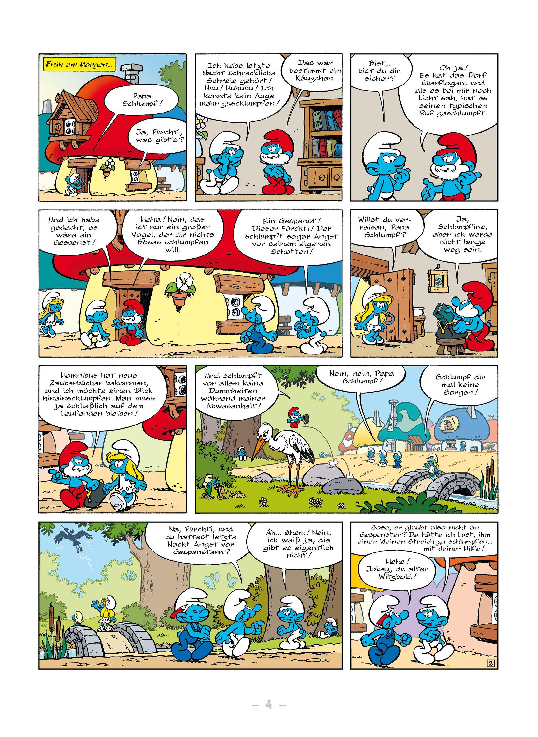 Beispielinhalt (Bild) Die Schlümpfe. Band 42