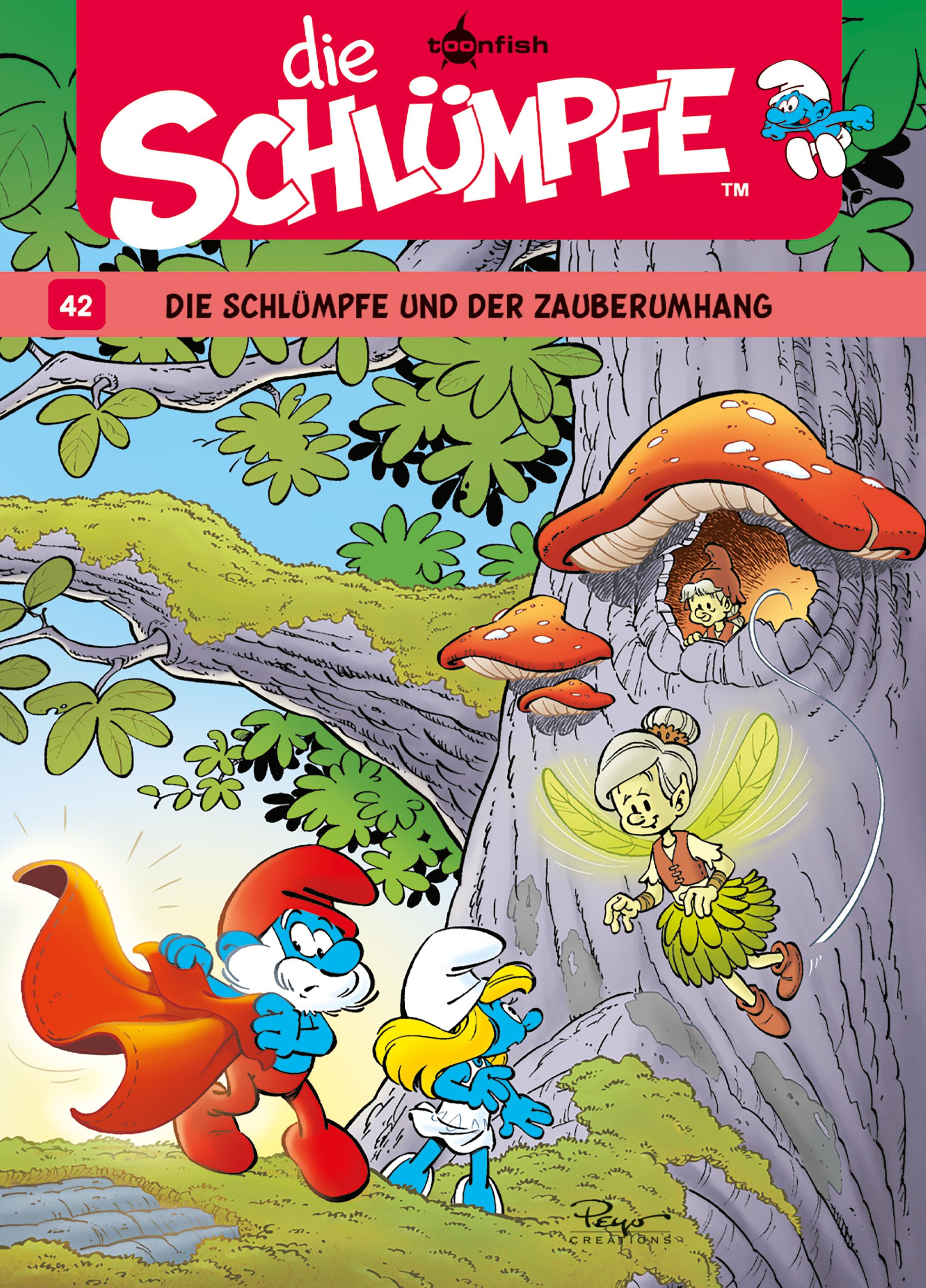 Vorderes Coverbild Die Schlümpfe. Band 42
