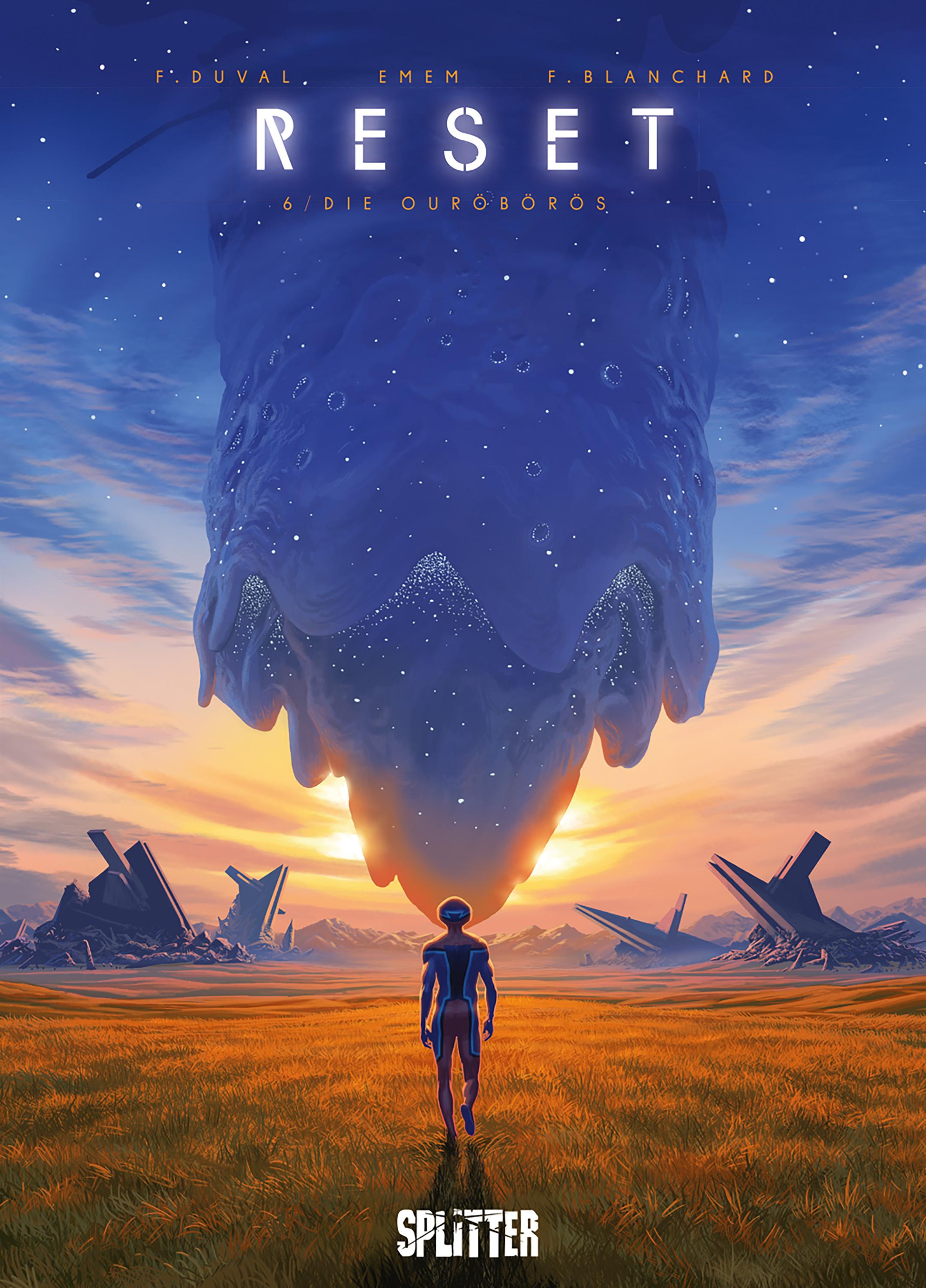 Vorderes Coverbild Reset. Band 6