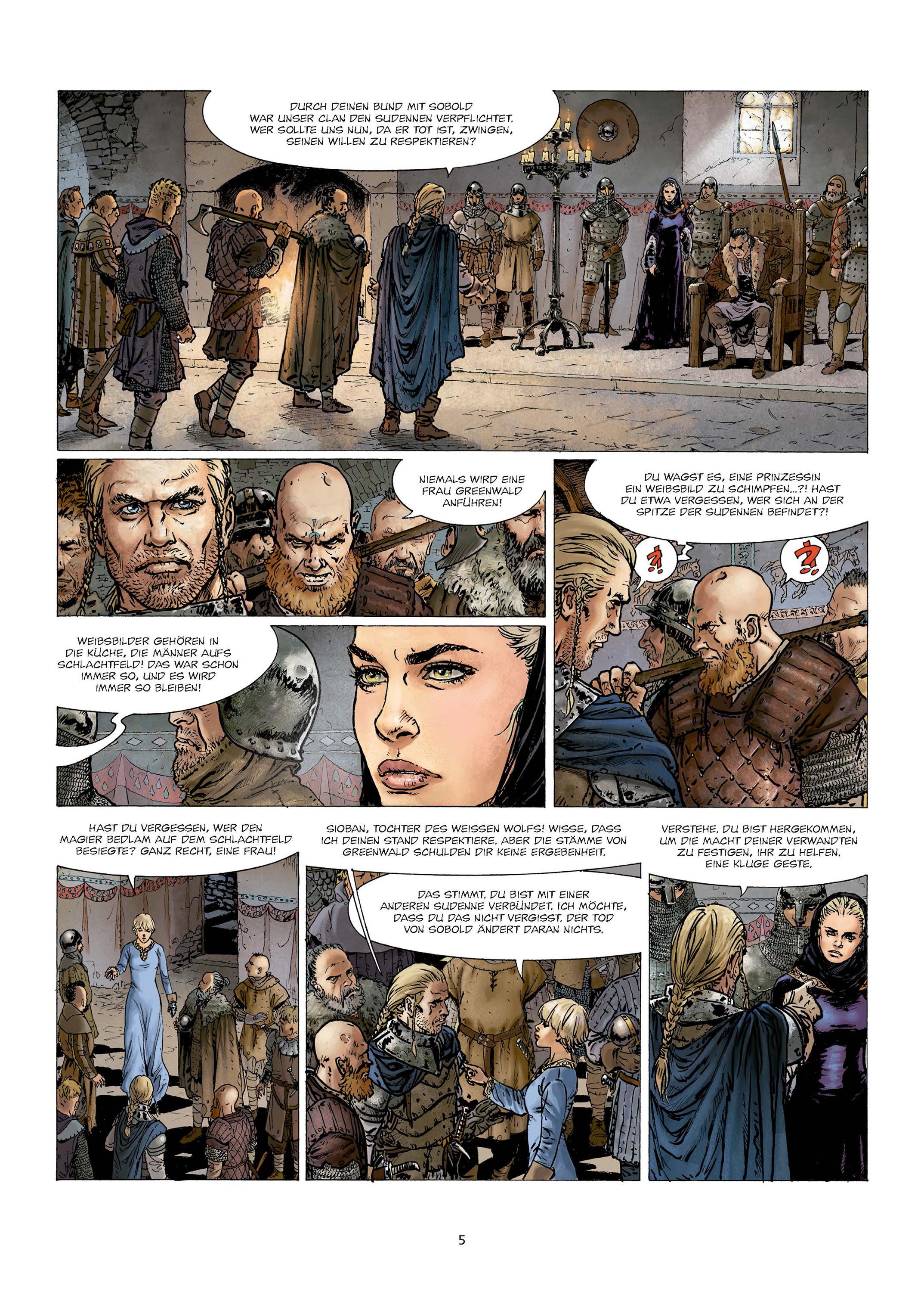 Beispielinhalt (Bild) Das verlorene Land: Die Sudennen. Band 2