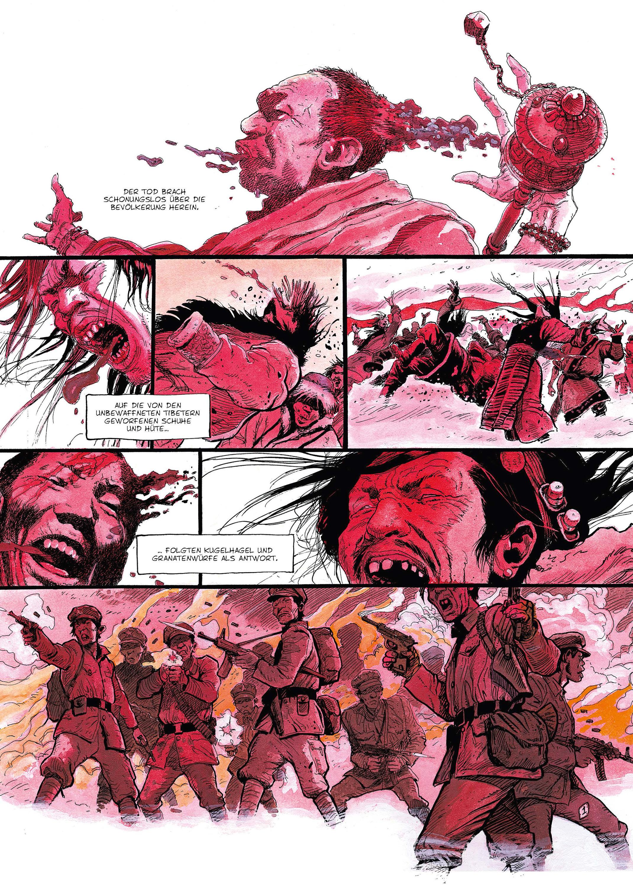 Beispielinhalt (Bild) Die Legende des weißen Lama - zweiter Zyklus. Band 3