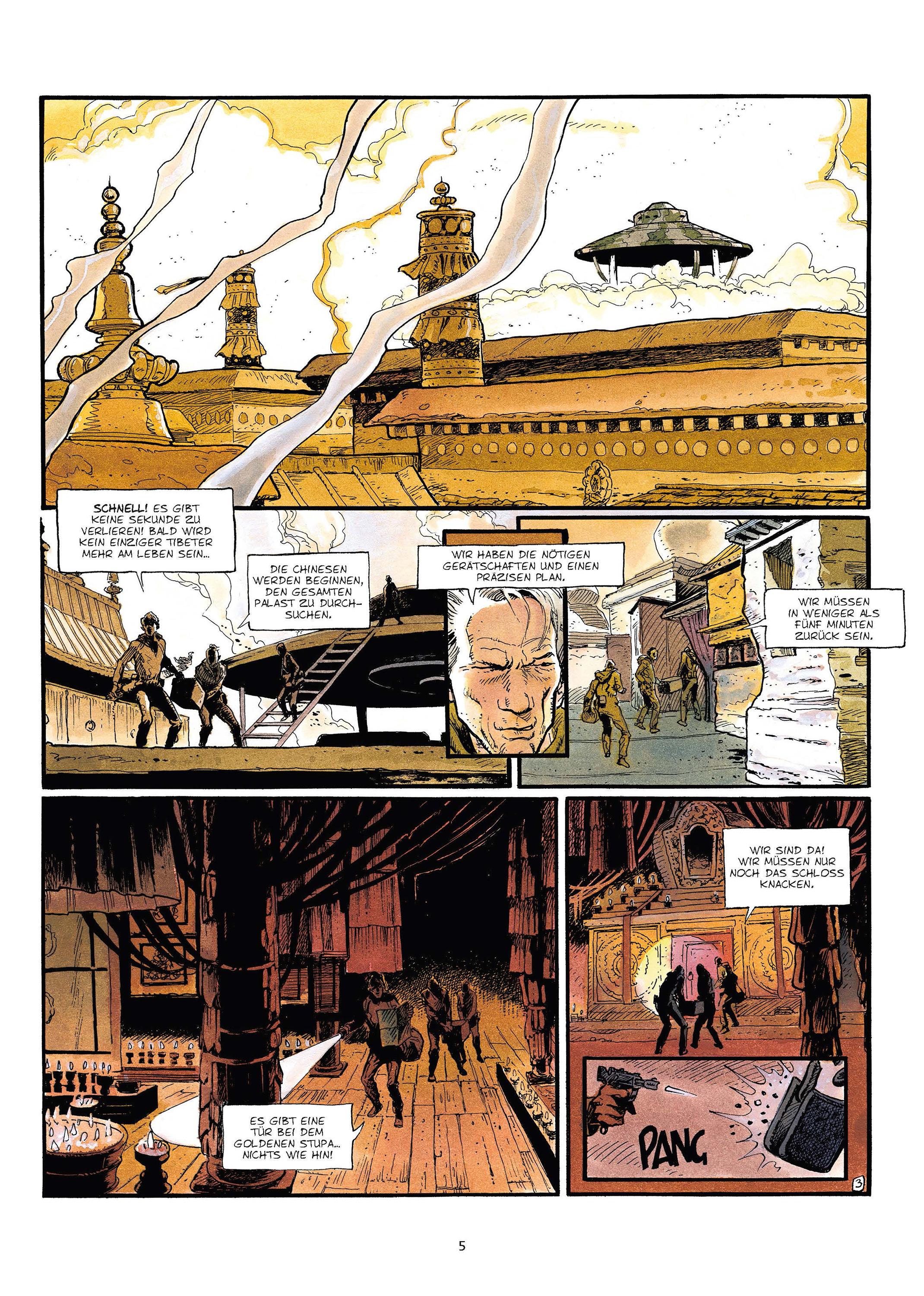 Beispielinhalt (Bild) Die Legende des weißen Lama - zweiter Zyklus. Band 3