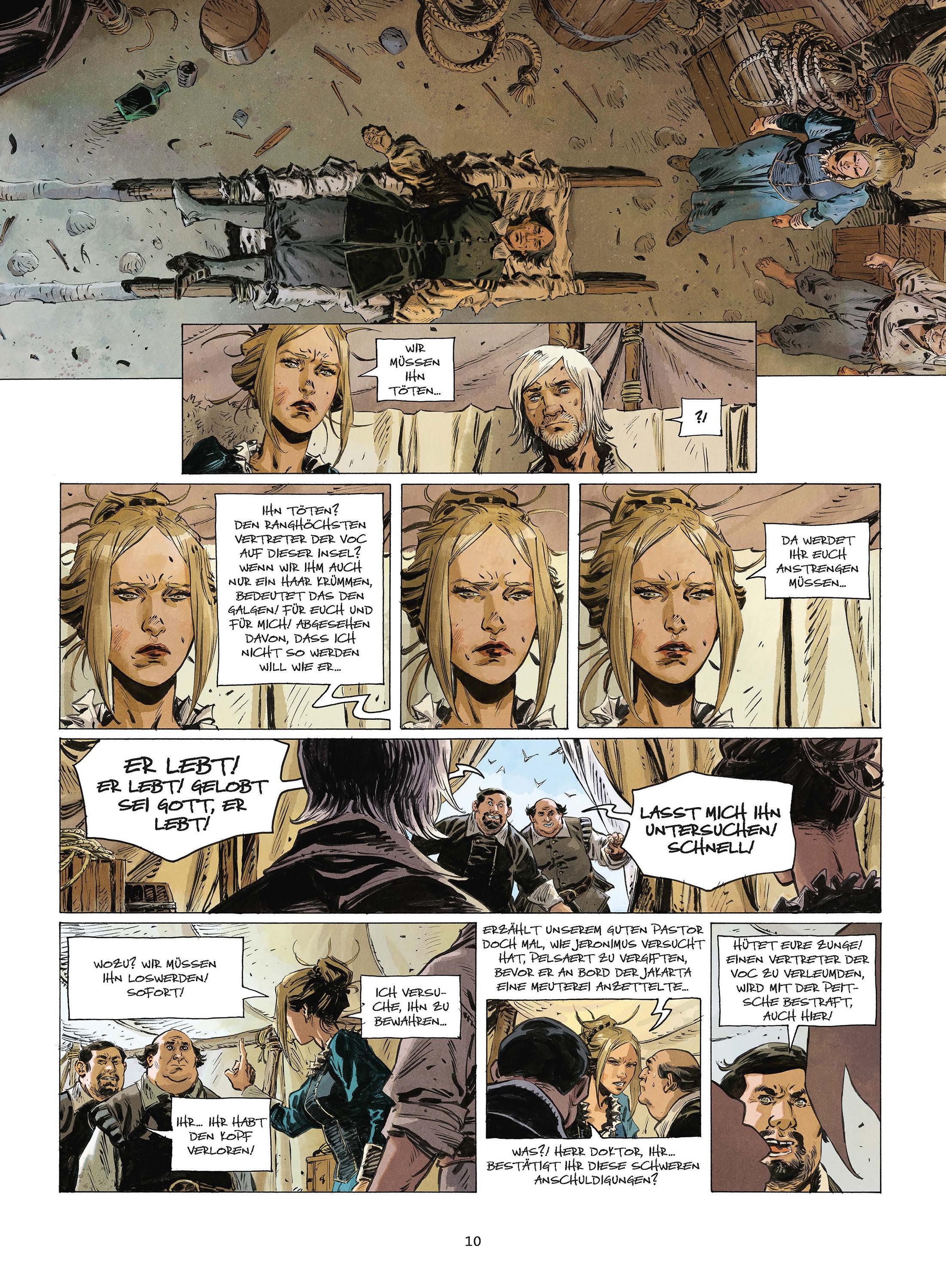 Beispielinhalt (Bild) 1629, oder die erschreckende Geschichte der Schiffbrüchigen der Jakarta. Band 2 (limitierte Vorzugsausgabe)