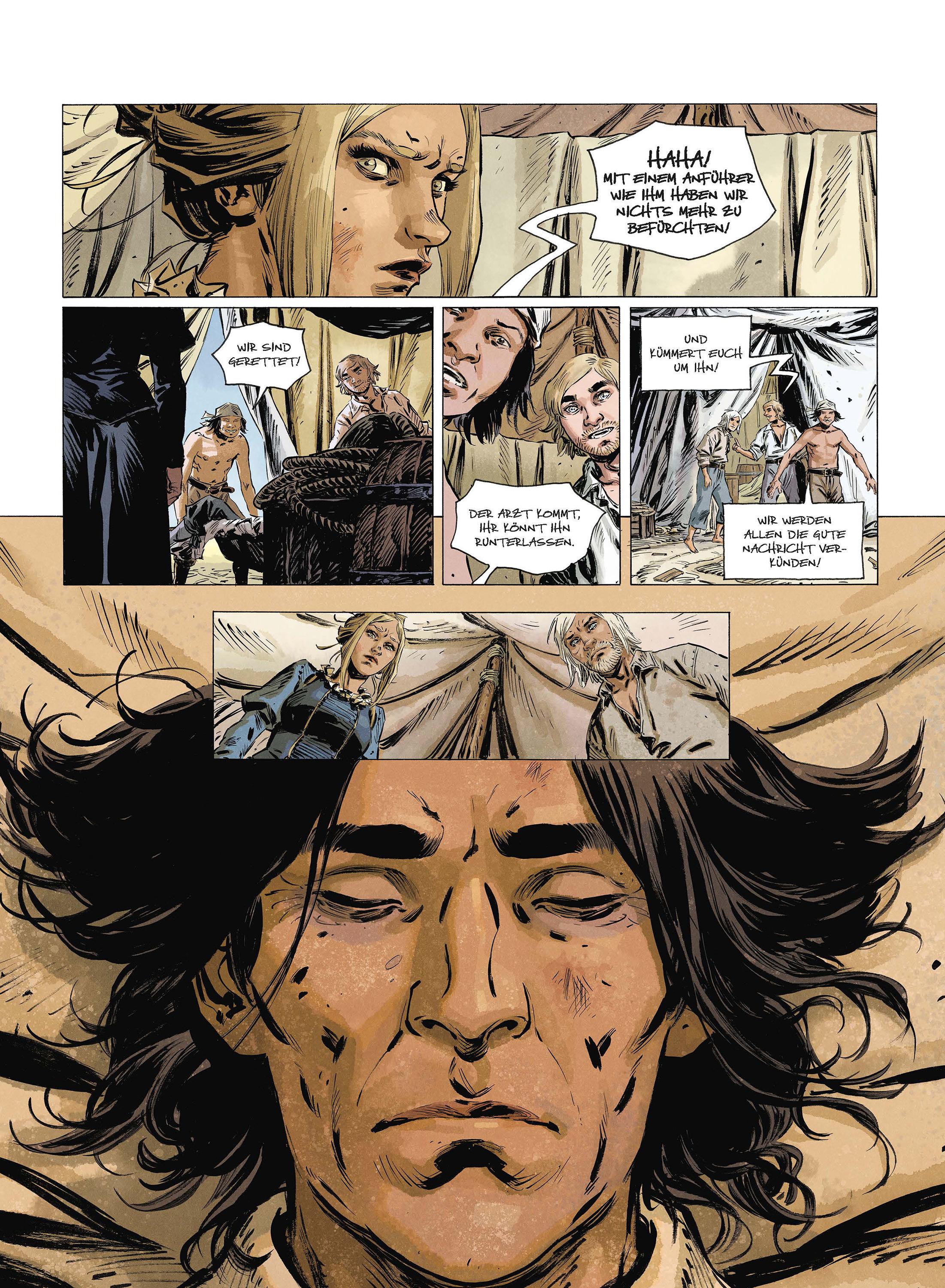 Beispielinhalt (Bild) 1629, oder die erschreckende Geschichte der Schiffbrüchigen der Jakarta. Band 2 (limitierte Vorzugsausgabe)