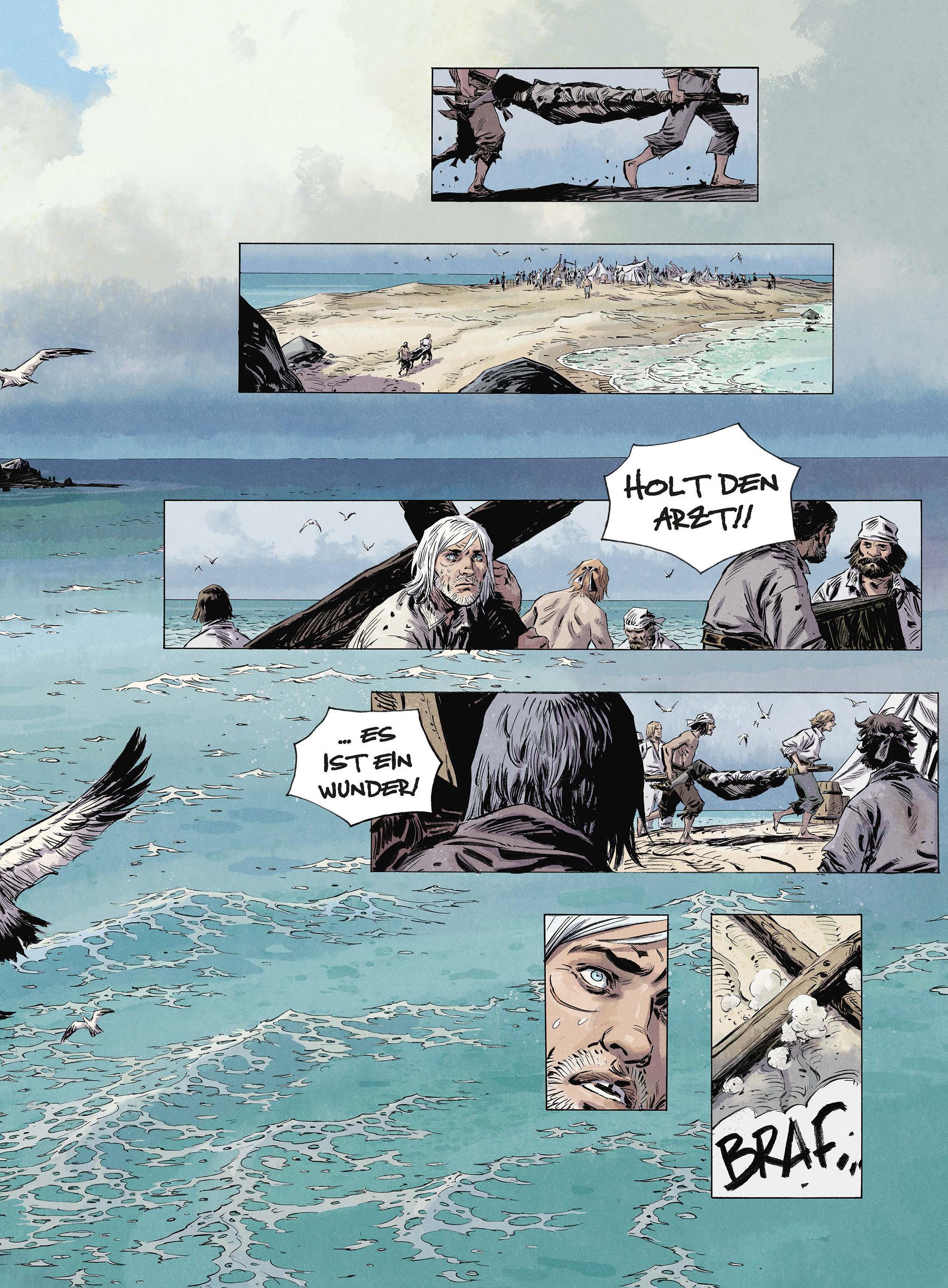 Beispielinhalt (Bild) 1629, oder die erschreckende Geschichte der Schiffbrüchigen der Jakarta. Band 2 (limitierte Vorzugsausgabe)