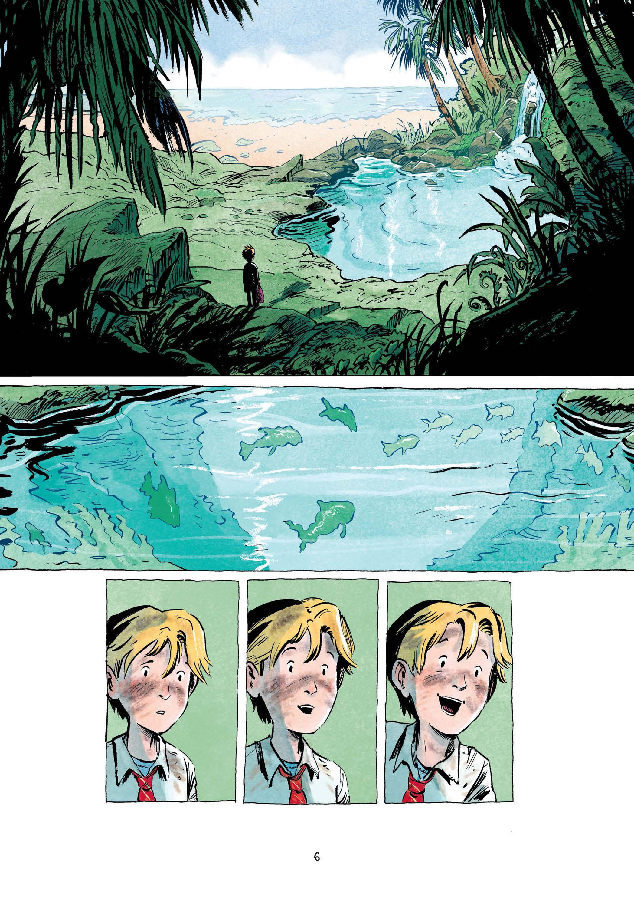 Beispielinhalt (Bild) Herr der Fliegen (Graphic Novel). Limitierte Vorzugsausgabe