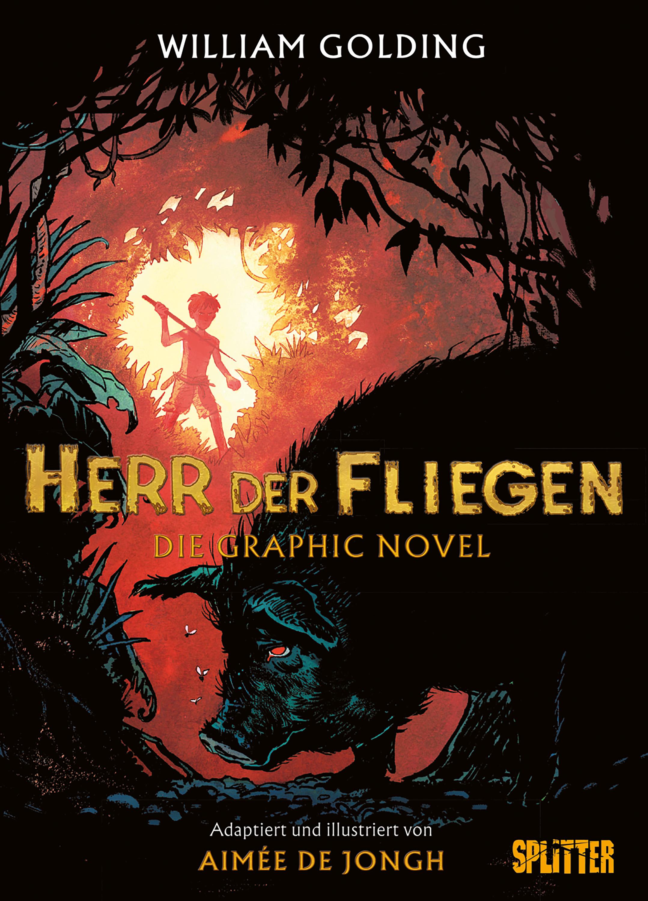Vorderes Coverbild Herr der Fliegen (Graphic Novel). Limitierte Vorzugsausgabe
