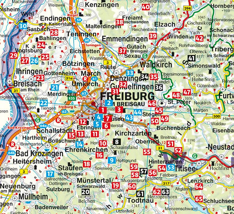 Beispielinhalt (Bild) Rund um Freiburg