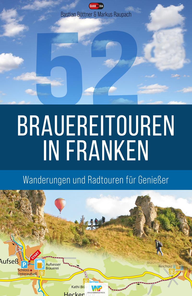 Vorderes Coverbild 52 Brauereitouren in Franken