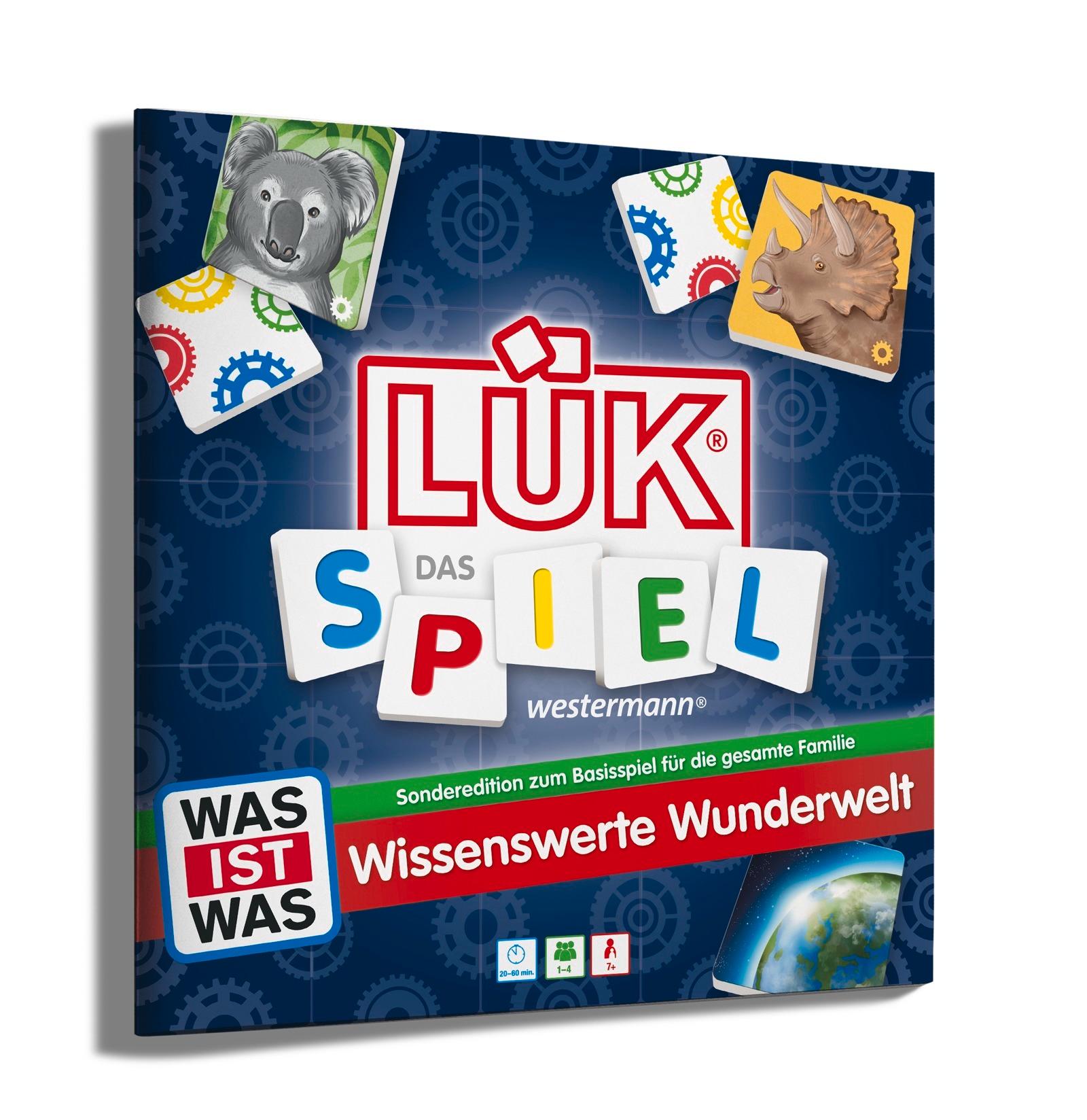 Vorderes Coverbild LÜK - DAS SPIEL. Spielheft "Wissenswerte Wunderwelt" Sonderedition zum Basisspiel für die gesamte Familie (4. Erweiterung)