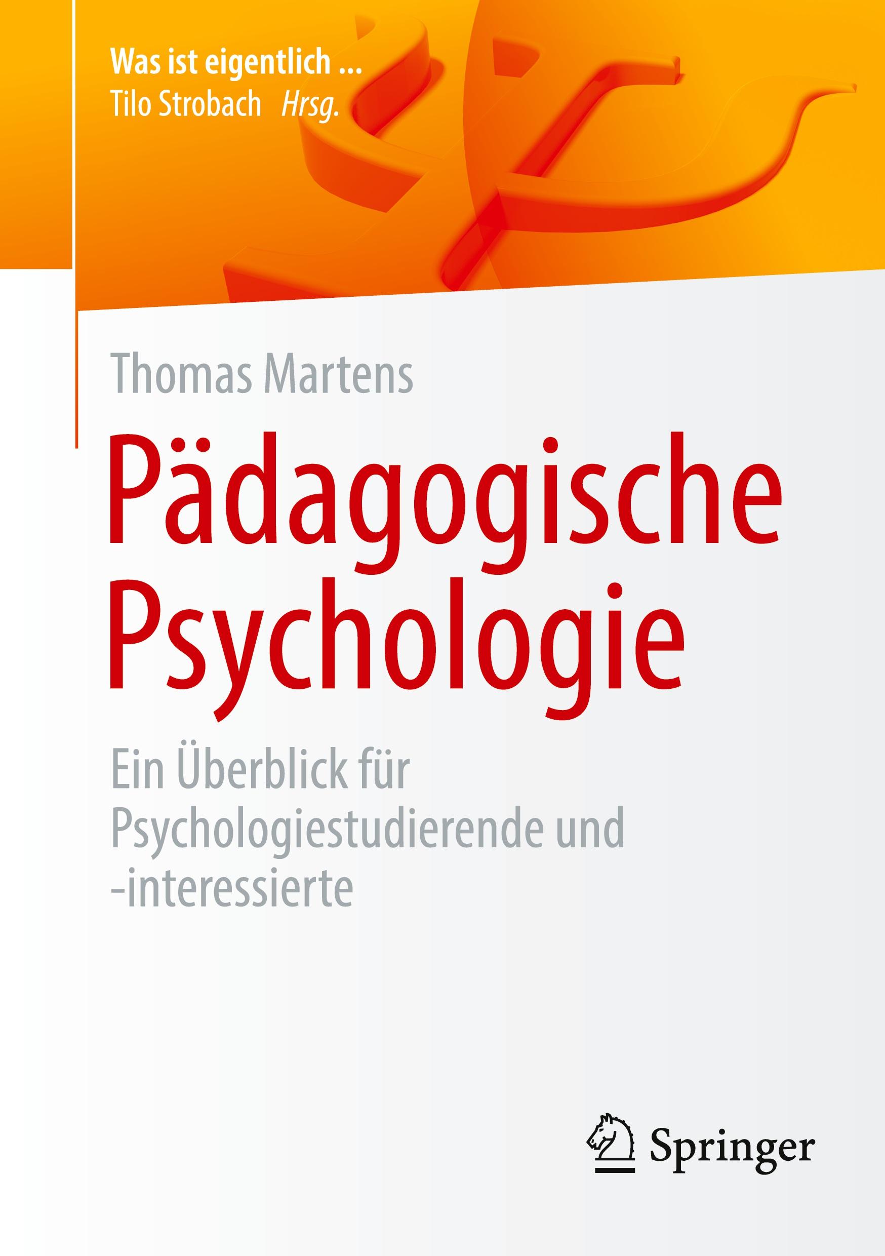 Vorderes Coverbild Pädagogische Psychologie
