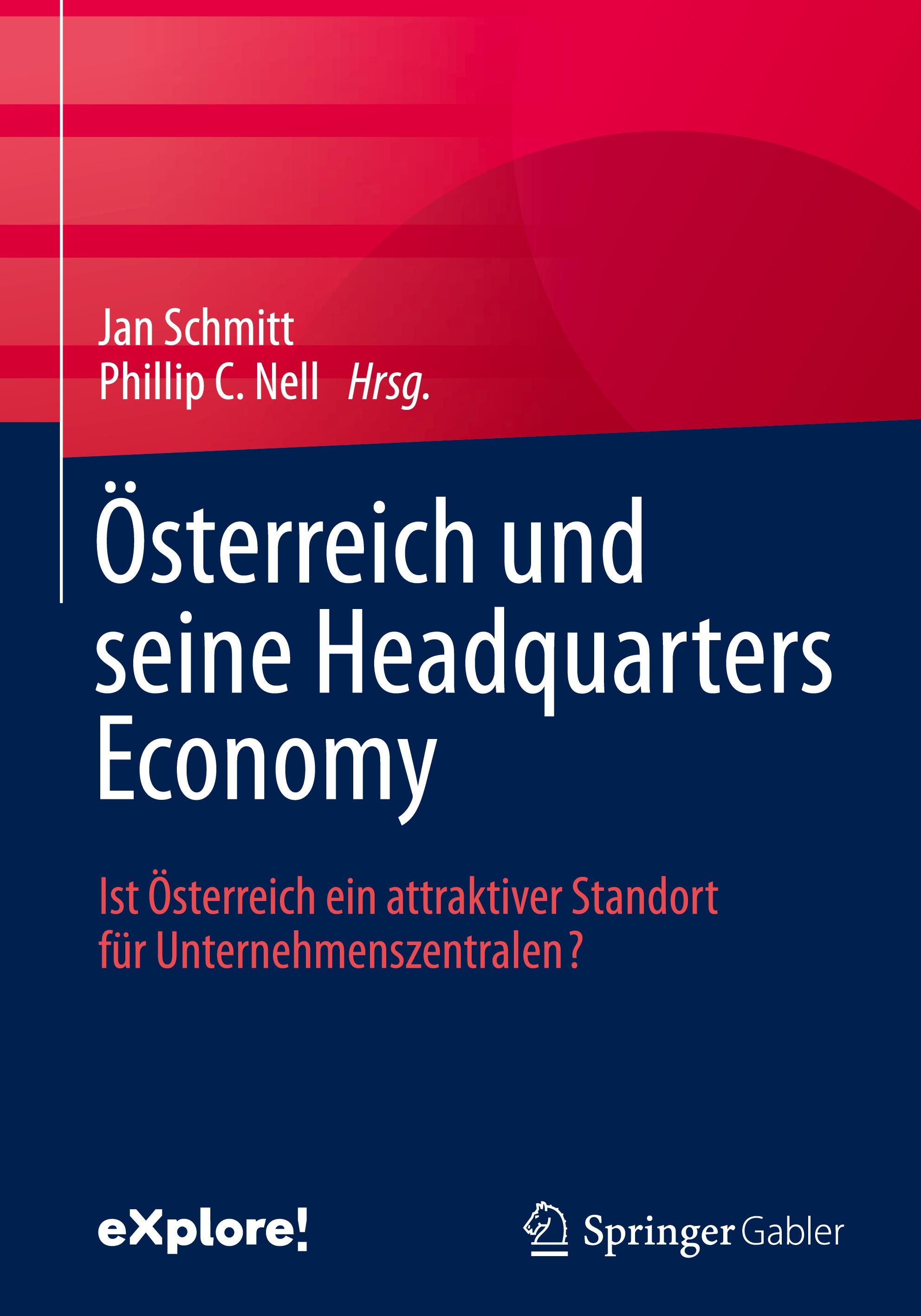 Vorderes Coverbild Österreich und seine Headquarters Economy