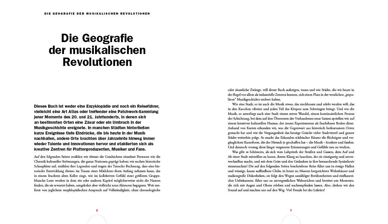 Beispielinhalt (Bild) Music Cities. Eine musikalische Reise durch die Welt