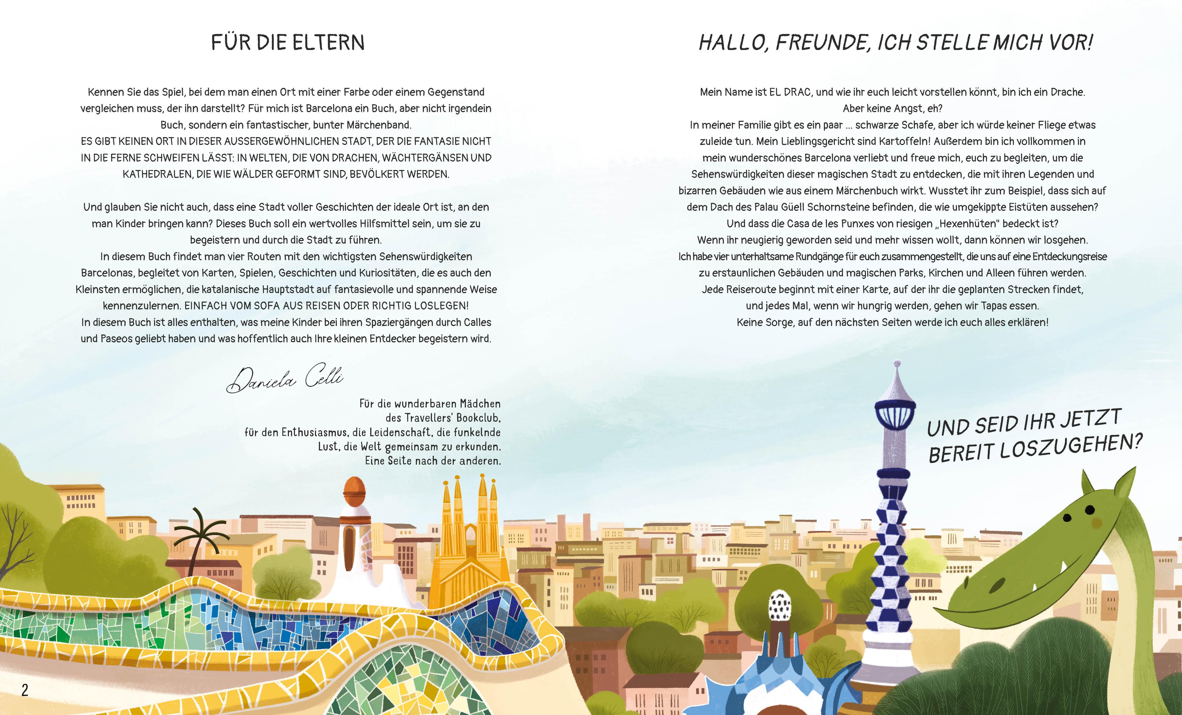 Beispielinhalt (Bild) Barcelona für kleine Entdecker. Reiseführer für Kinder